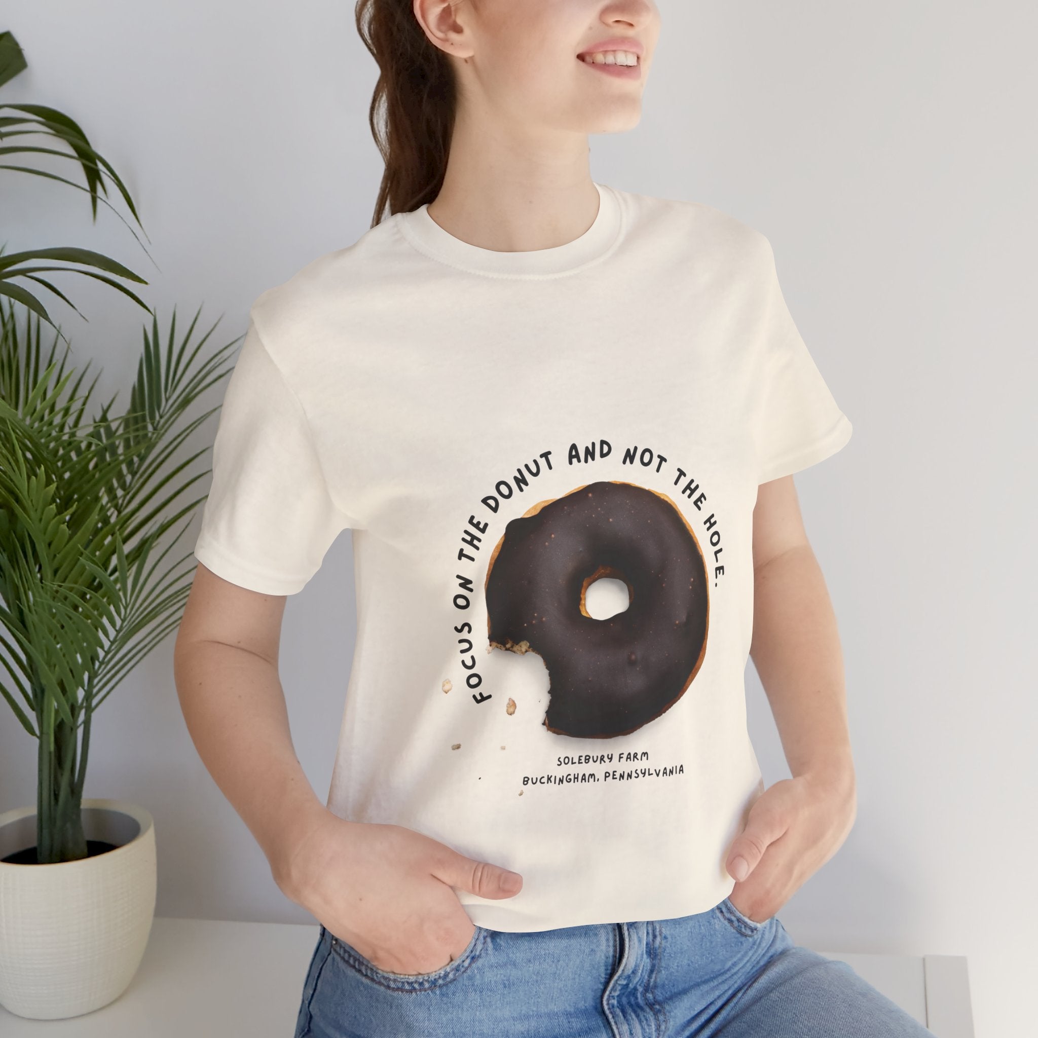 Focus on the donut tee - Perfect Gift for Food Lovers, Casual Wear, Birthday, Fun Apparel, Donut Lover Shirt