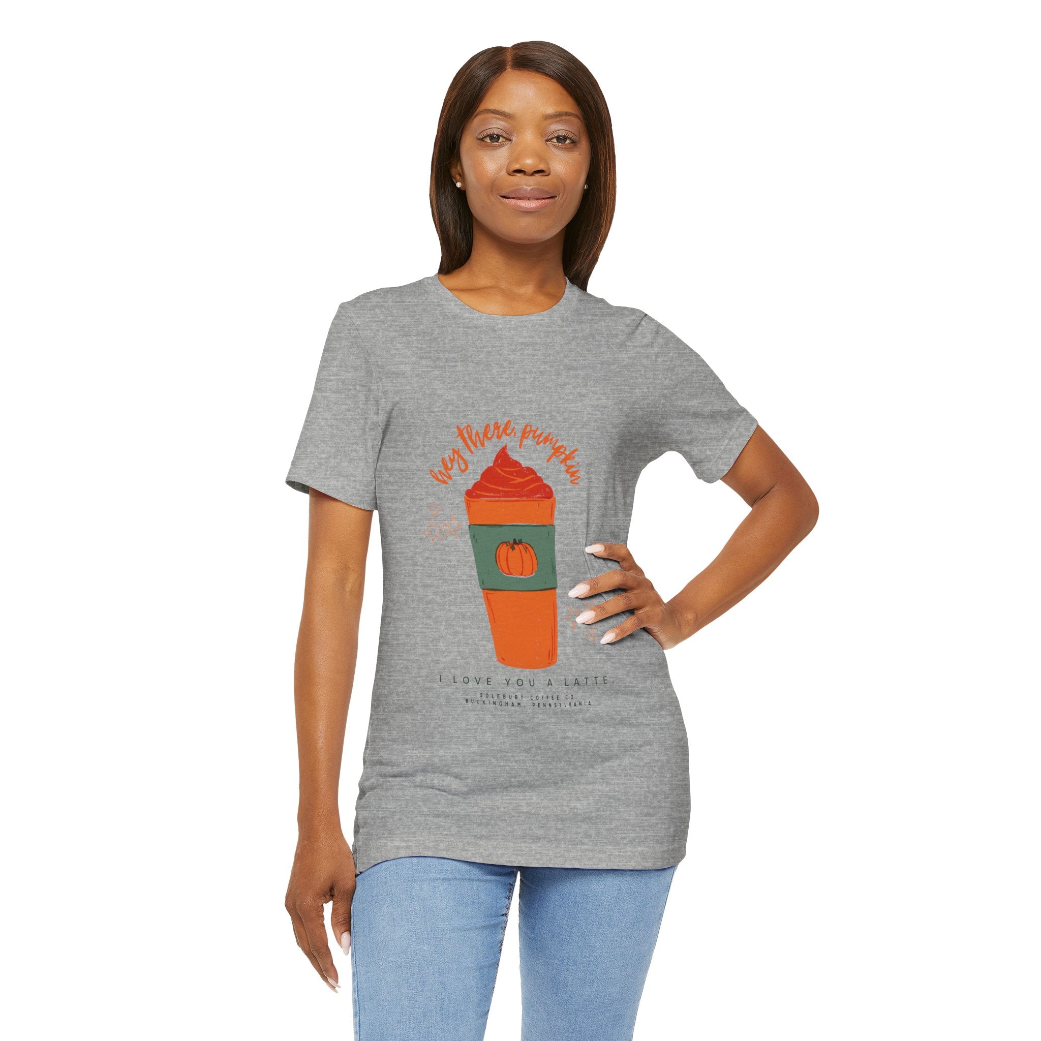 Pumpkin Spice Lover Tee, Fall T-Shirt, Autumn Shirt, Coffee Enthusiast Gift, Halloween Apparel, Seasonal Fashion