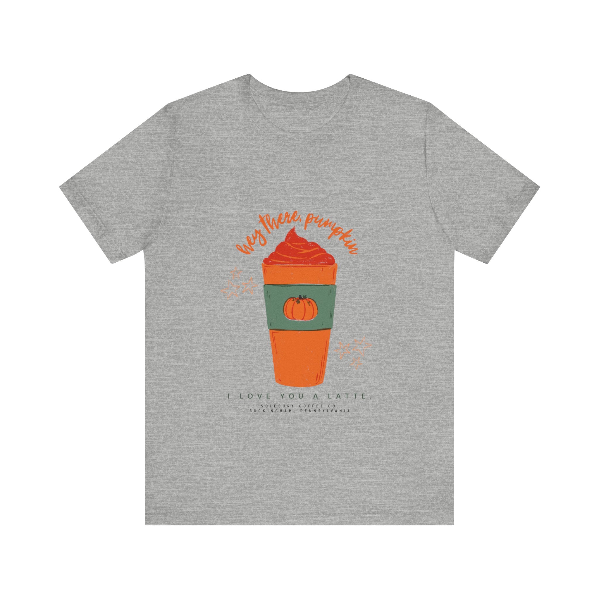 Pumpkin Spice Lover Tee, Fall T-Shirt, Autumn Shirt, Coffee Enthusiast Gift, Halloween Apparel, Seasonal Fashion