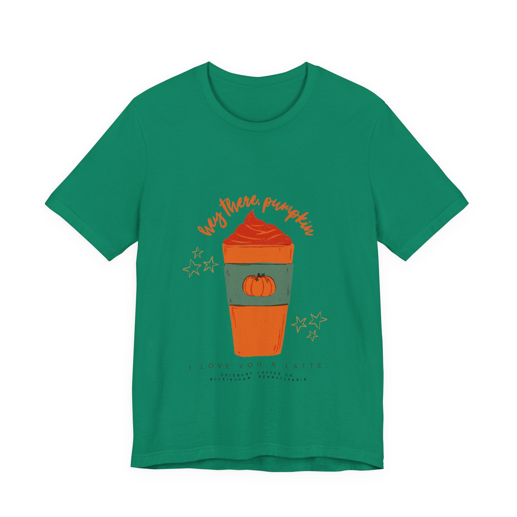 Pumpkin Spice Lover Tee, Fall T-Shirt, Autumn Shirt, Coffee Enthusiast Gift, Halloween Apparel, Seasonal Fashion