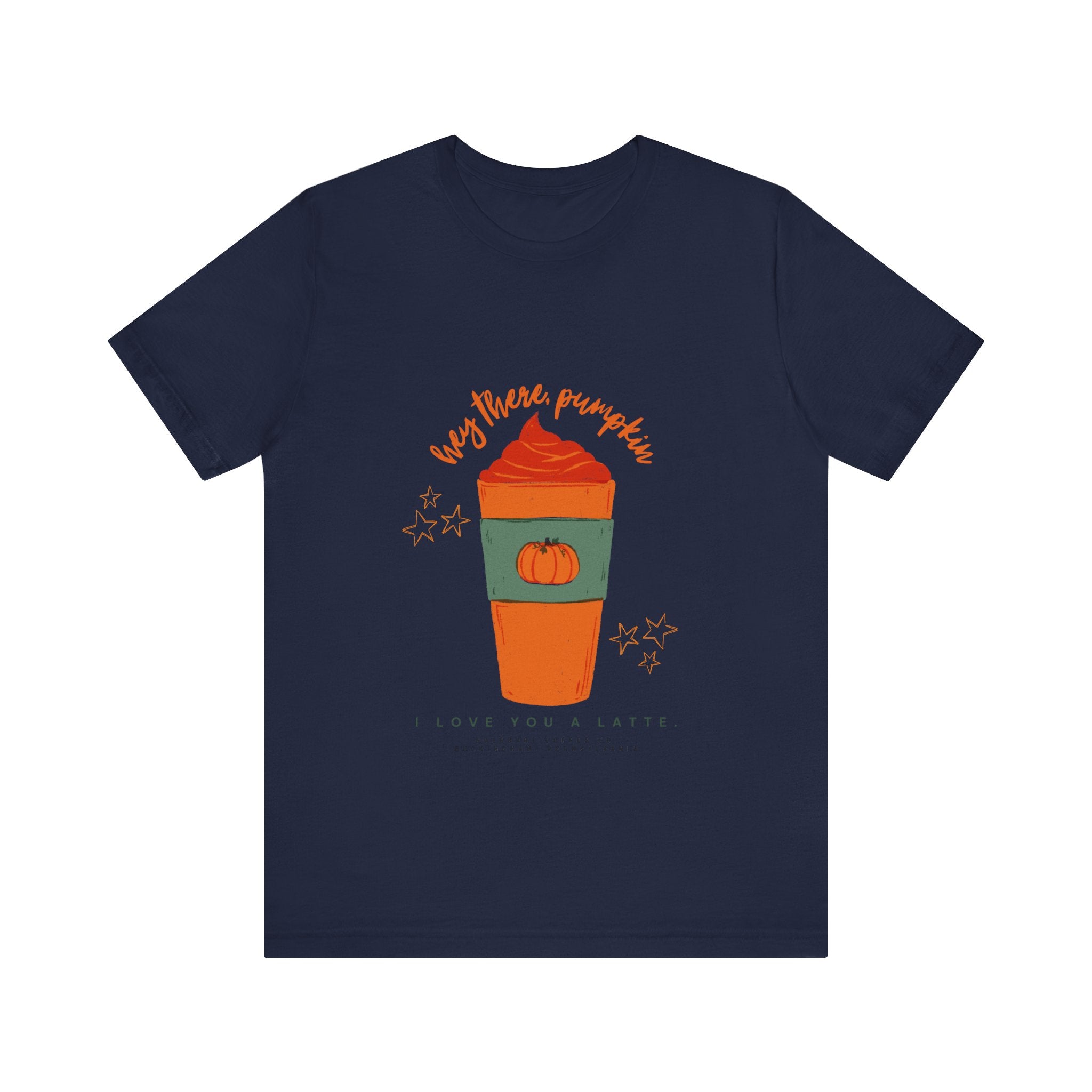 Pumpkin Spice Lover Tee, Fall T-Shirt, Autumn Shirt, Coffee Enthusiast Gift, Halloween Apparel, Seasonal Fashion
