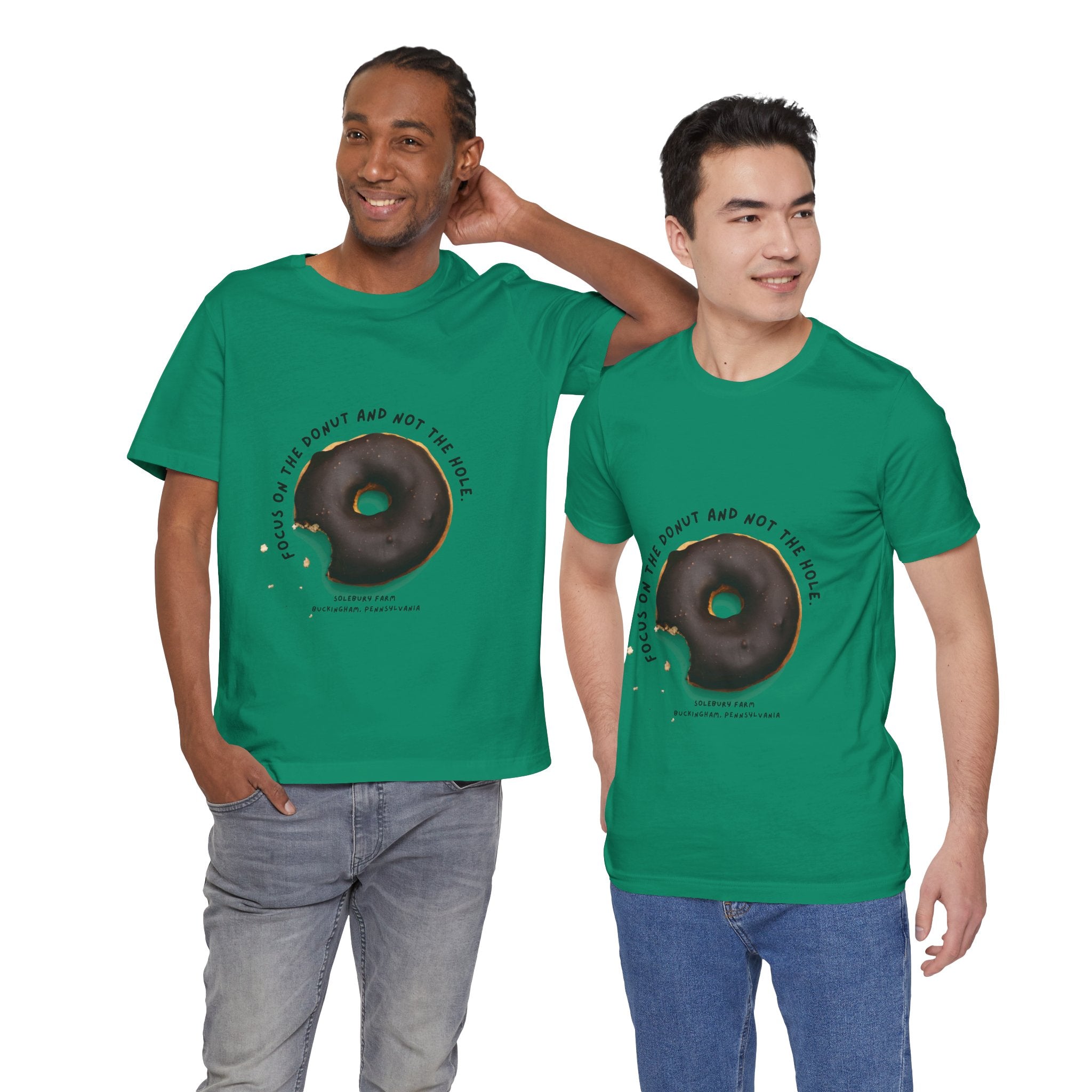 Focus on the donut tee - Perfect Gift for Food Lovers, Casual Wear, Birthday, Fun Apparel, Donut Lover Shirt