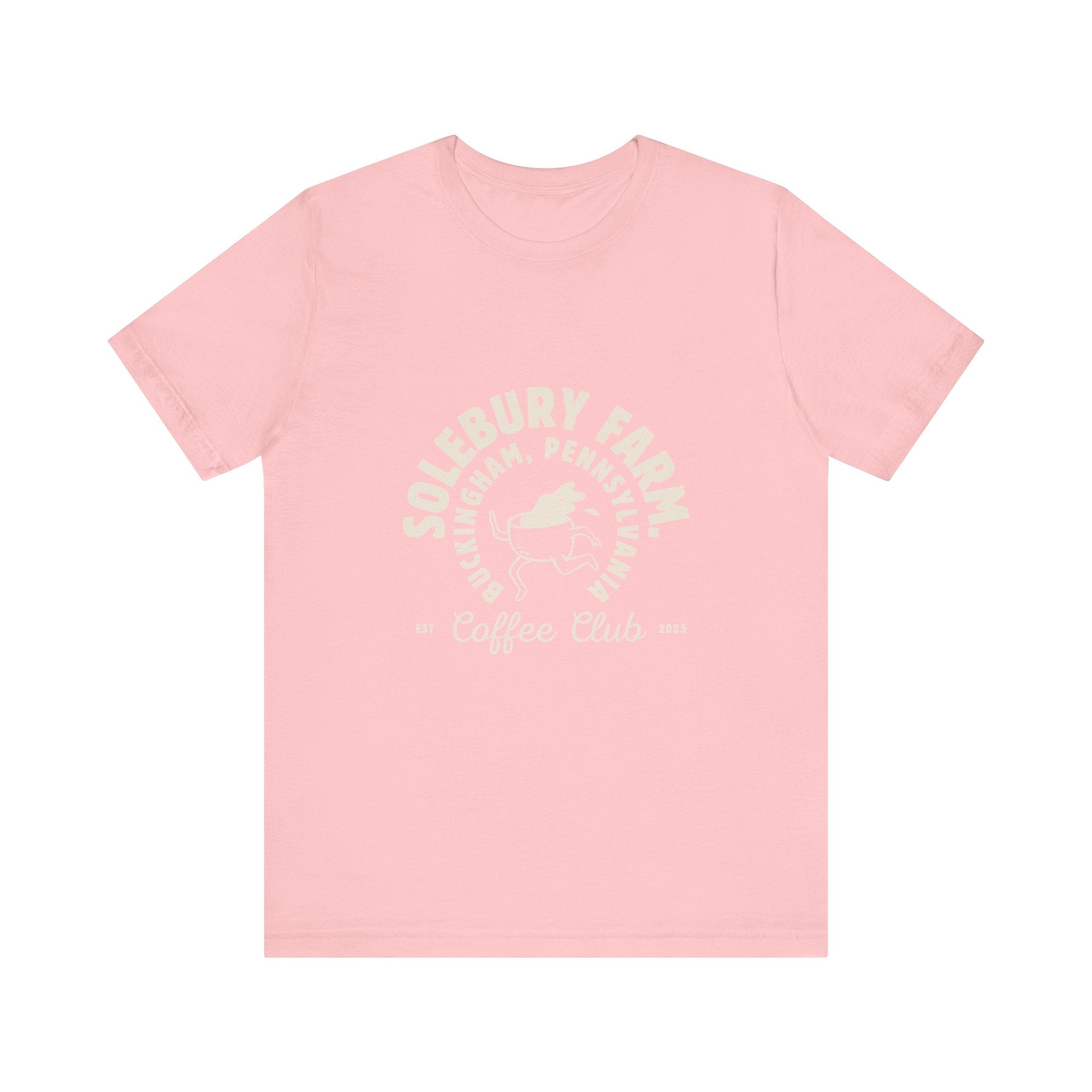 Solebury Farm Unisex Tee - Casual Coffee Lover's Essential, Ideal Gift for Birthdays, Holidays, Coffee Shop Outings, Summer Wear