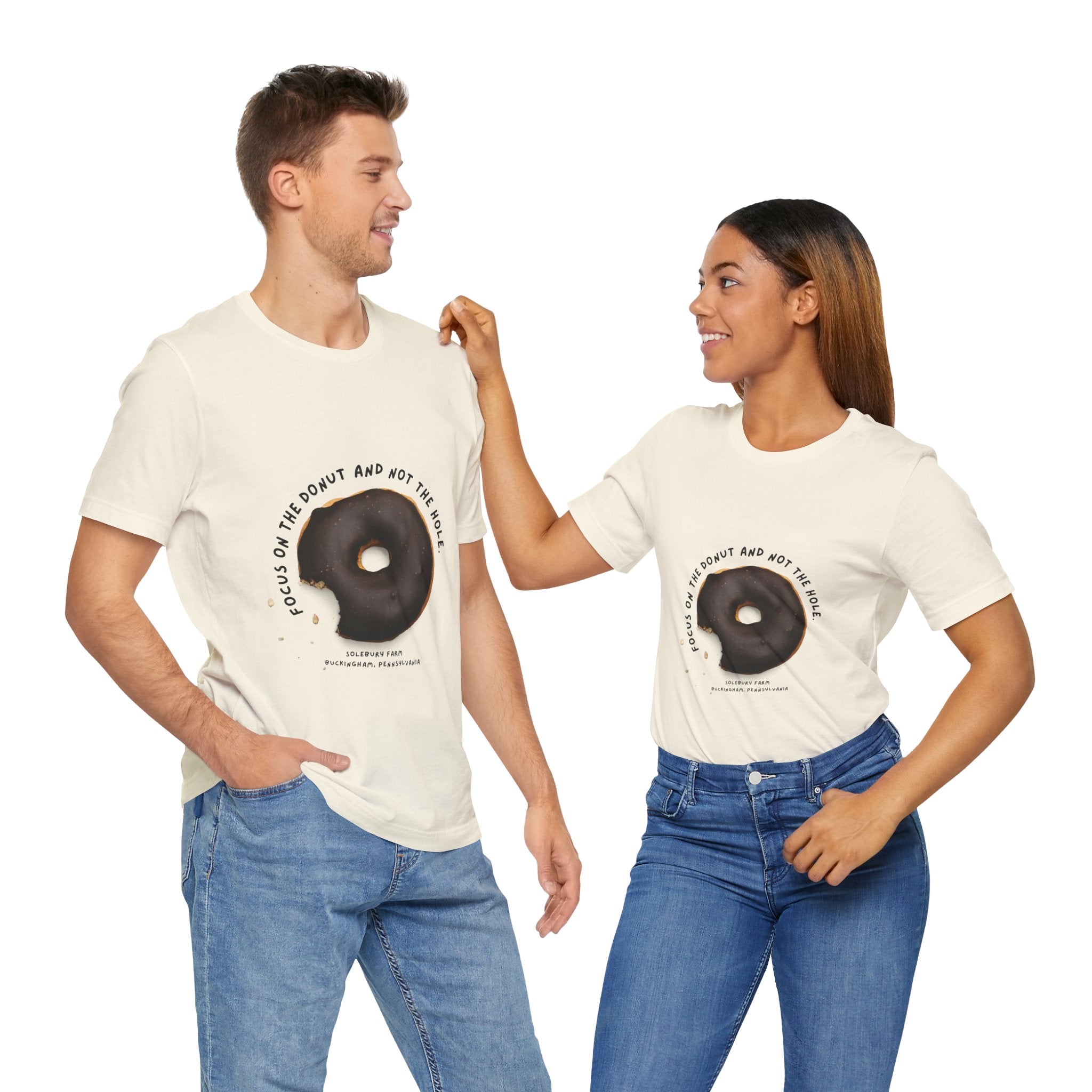 Focus on the donut tee - Perfect Gift for Food Lovers, Casual Wear, Birthday, Fun Apparel, Donut Lover Shirt