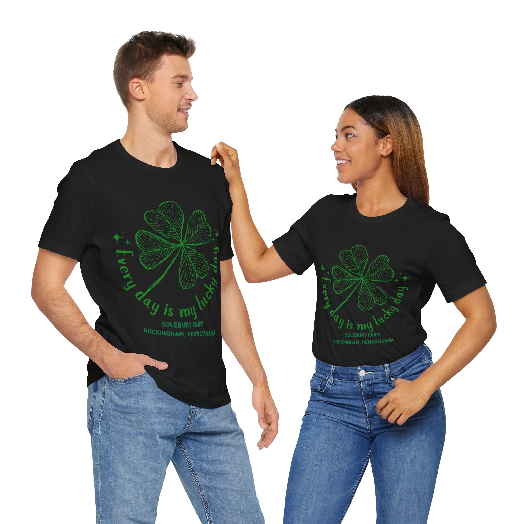 Every Day is My Lucky Day Tee | Unisex Shirt for St. Patrick's Day, Gift for Luck Enthusiasts, Casual Wear, Clover Design