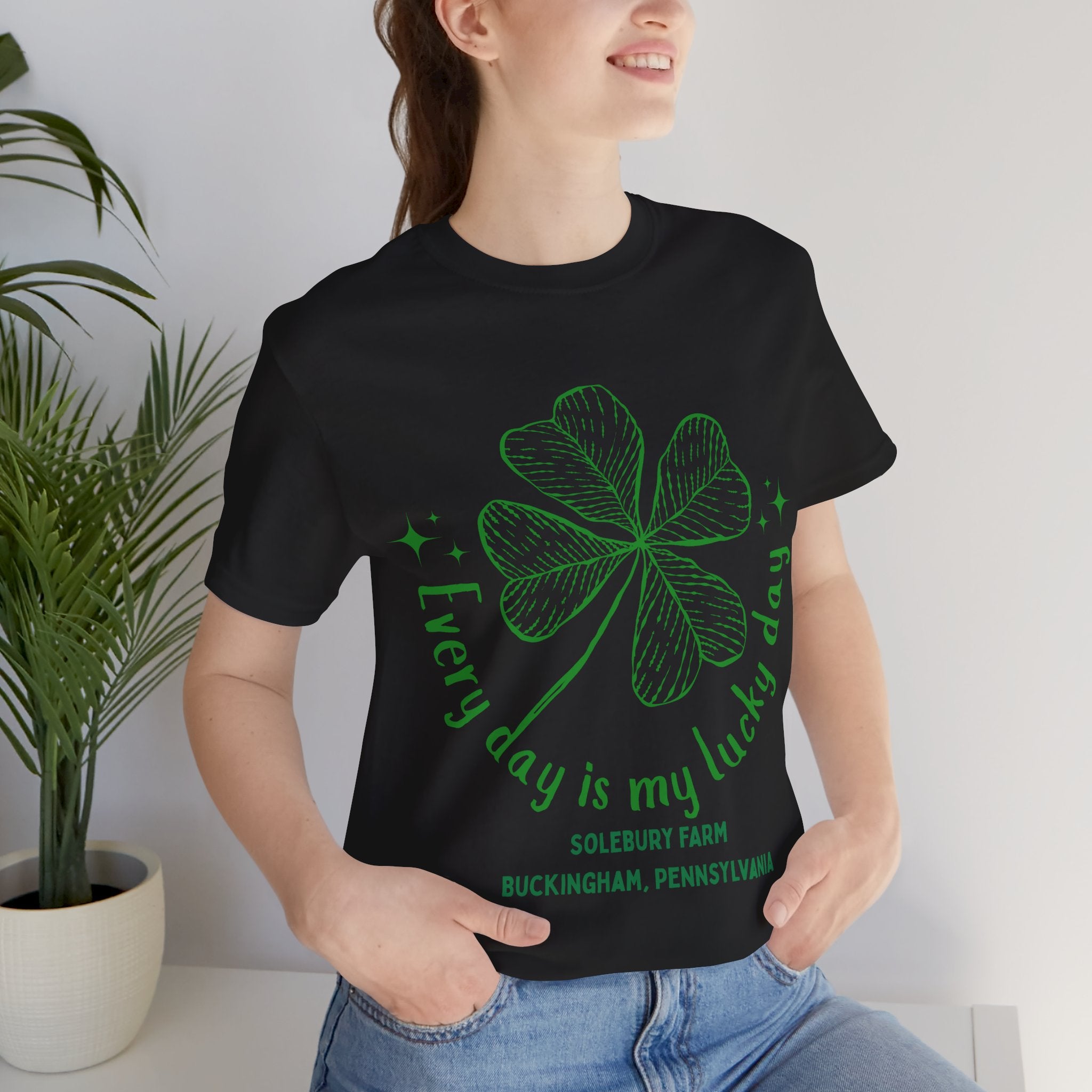 Every Day is My Lucky Day Tee | Unisex Shirt for St. Patrick's Day, Gift for Luck Enthusiasts, Casual Wear, Clover Design