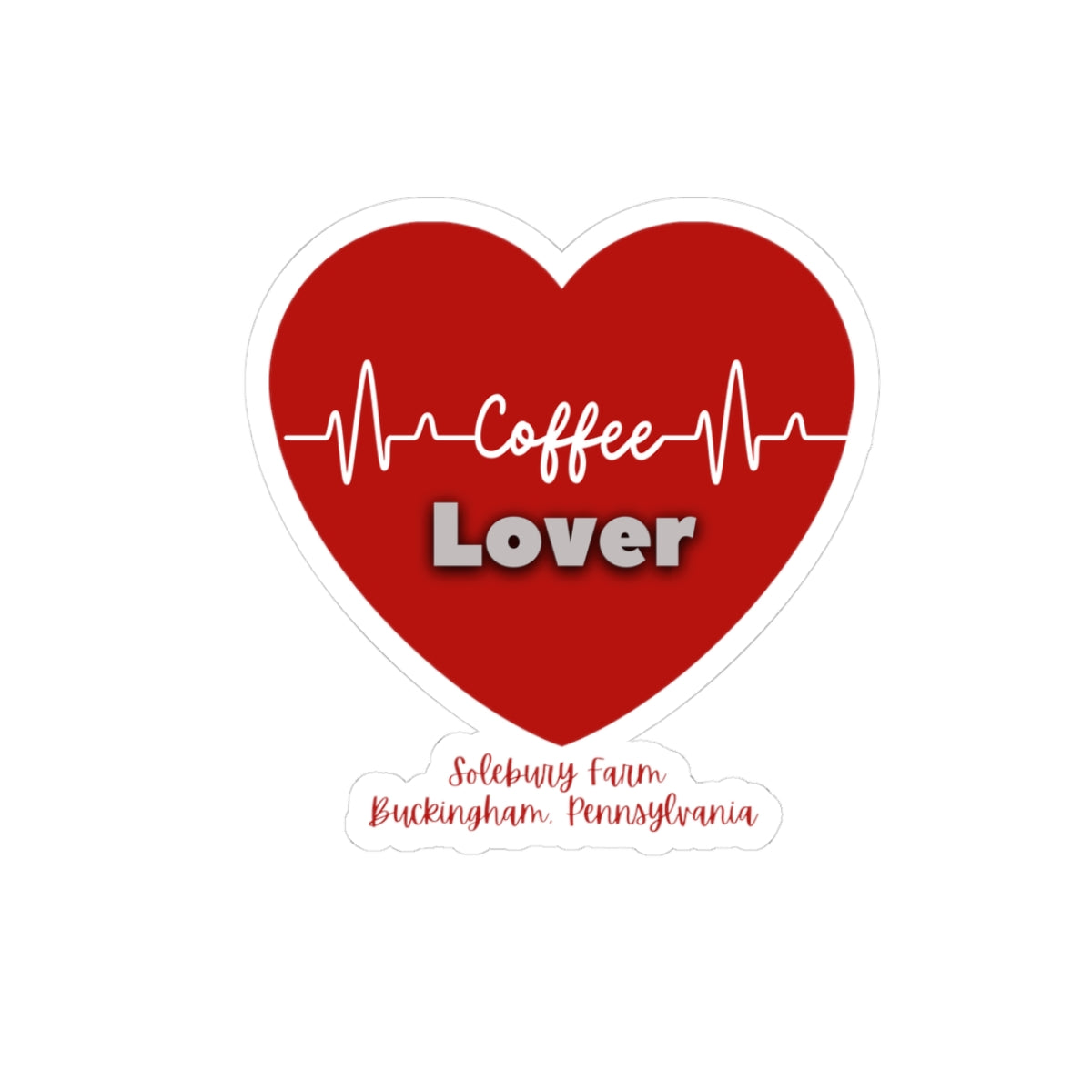 Heartfelt Coffee Lover Stickers | Laptop Decals, Drink Coffee Stickers, Home Office Decor, Gift for Coffee Lovers