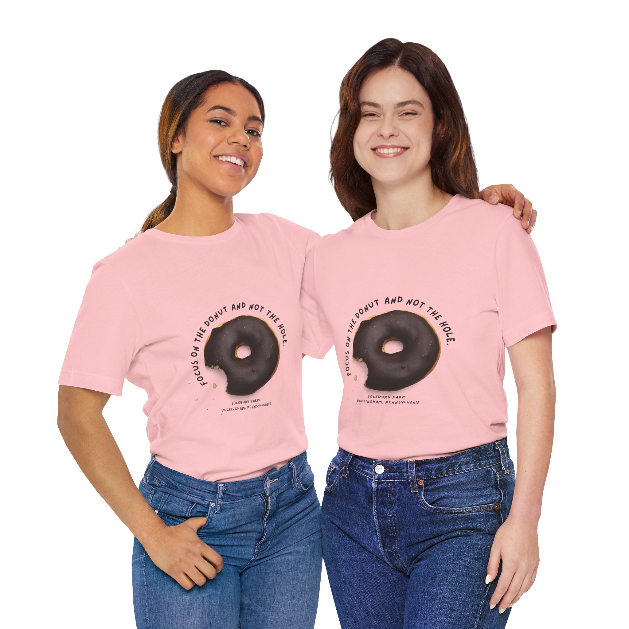Focus on the donut tee - Perfect Gift for Food Lovers, Casual Wear, Birthday, Fun Apparel, Donut Lover Shirt