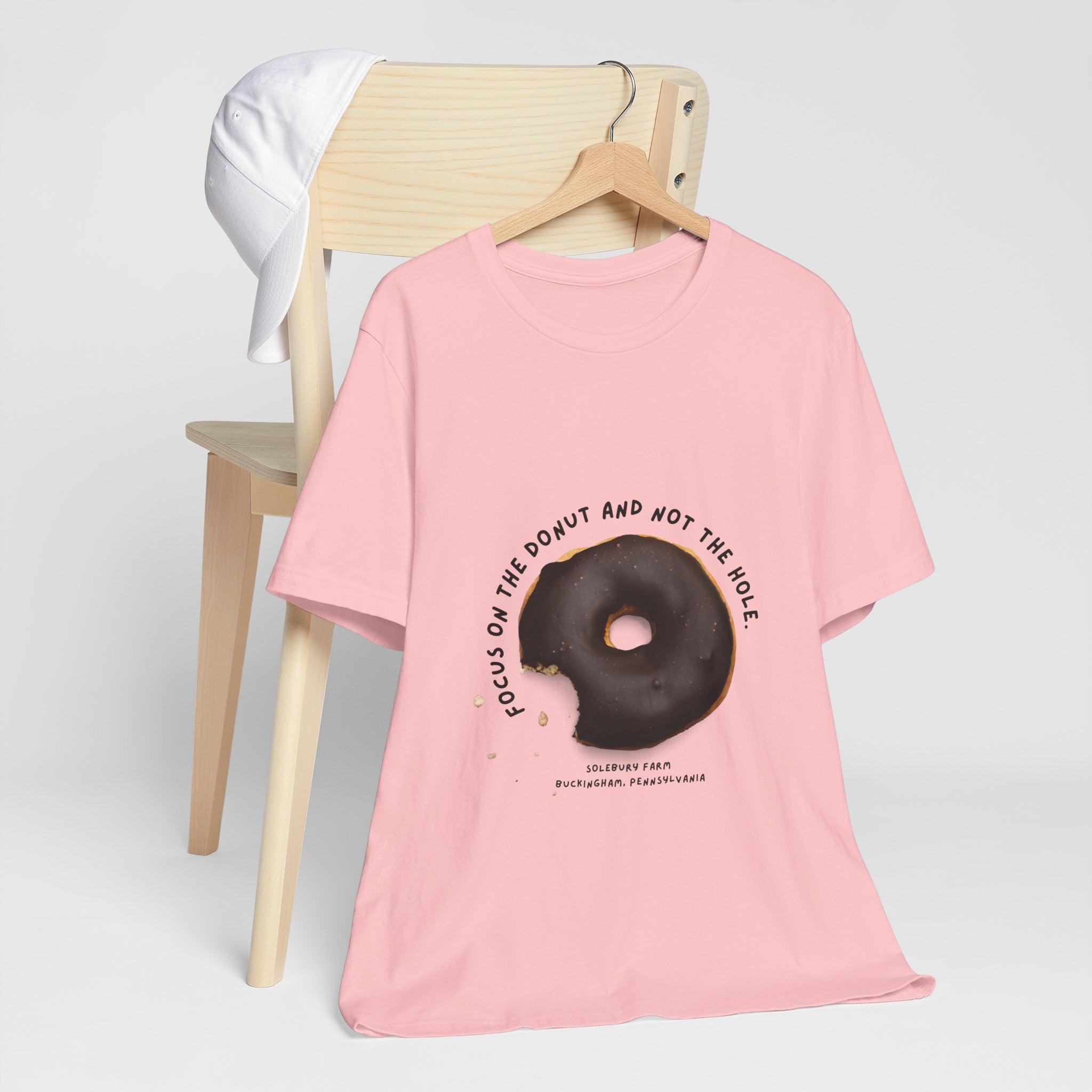 Focus on the donut tee - Perfect Gift for Food Lovers, Casual Wear, Birthday, Fun Apparel, Donut Lover Shirt