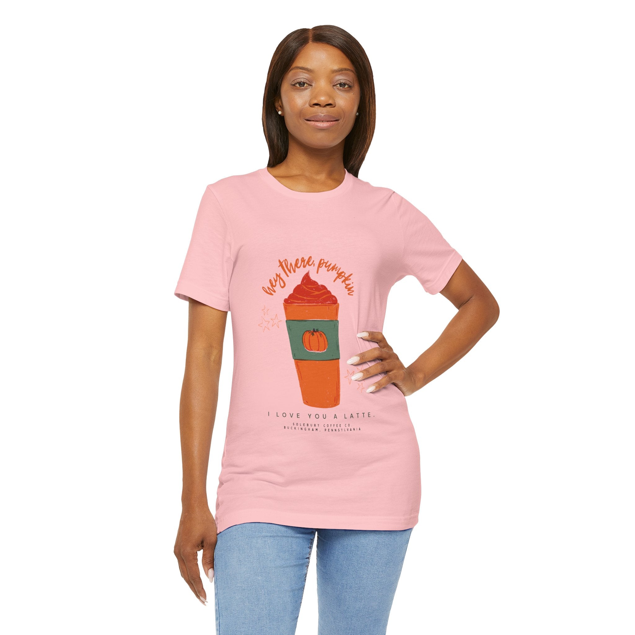 Pumpkin Spice Lover Tee, Fall T-Shirt, Autumn Shirt, Coffee Enthusiast Gift, Halloween Apparel, Seasonal Fashion
