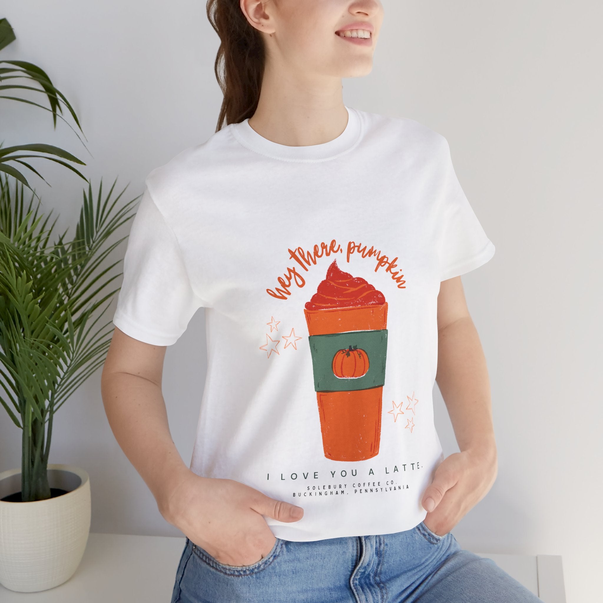 Pumpkin Spice Lover Tee, Fall T-Shirt, Autumn Shirt, Coffee Enthusiast Gift, Halloween Apparel, Seasonal Fashion