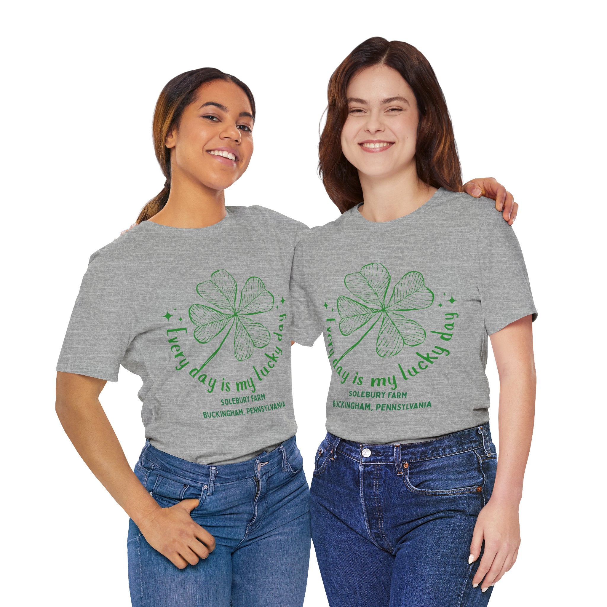 Every Day is My Lucky Day Tee | Unisex Shirt for St. Patrick's Day, Gift for Luck Enthusiasts, Casual Wear, Clover Design