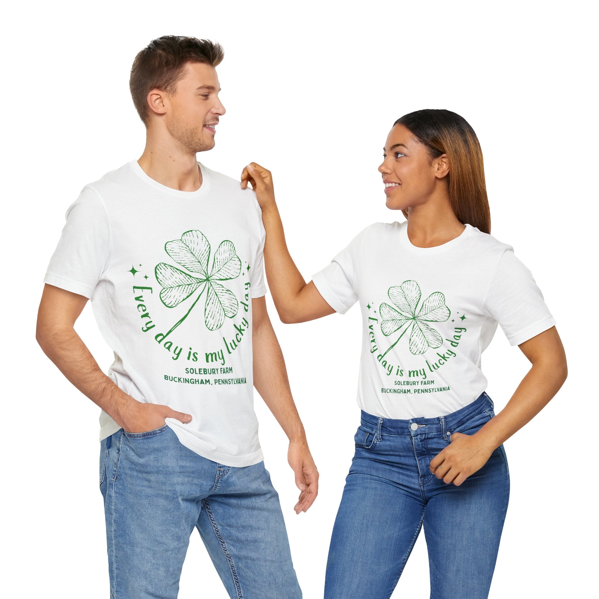 Every Day is My Lucky Day Tee | Unisex Shirt for St. Patrick's Day, Gift for Luck Enthusiasts, Casual Wear, Clover Design