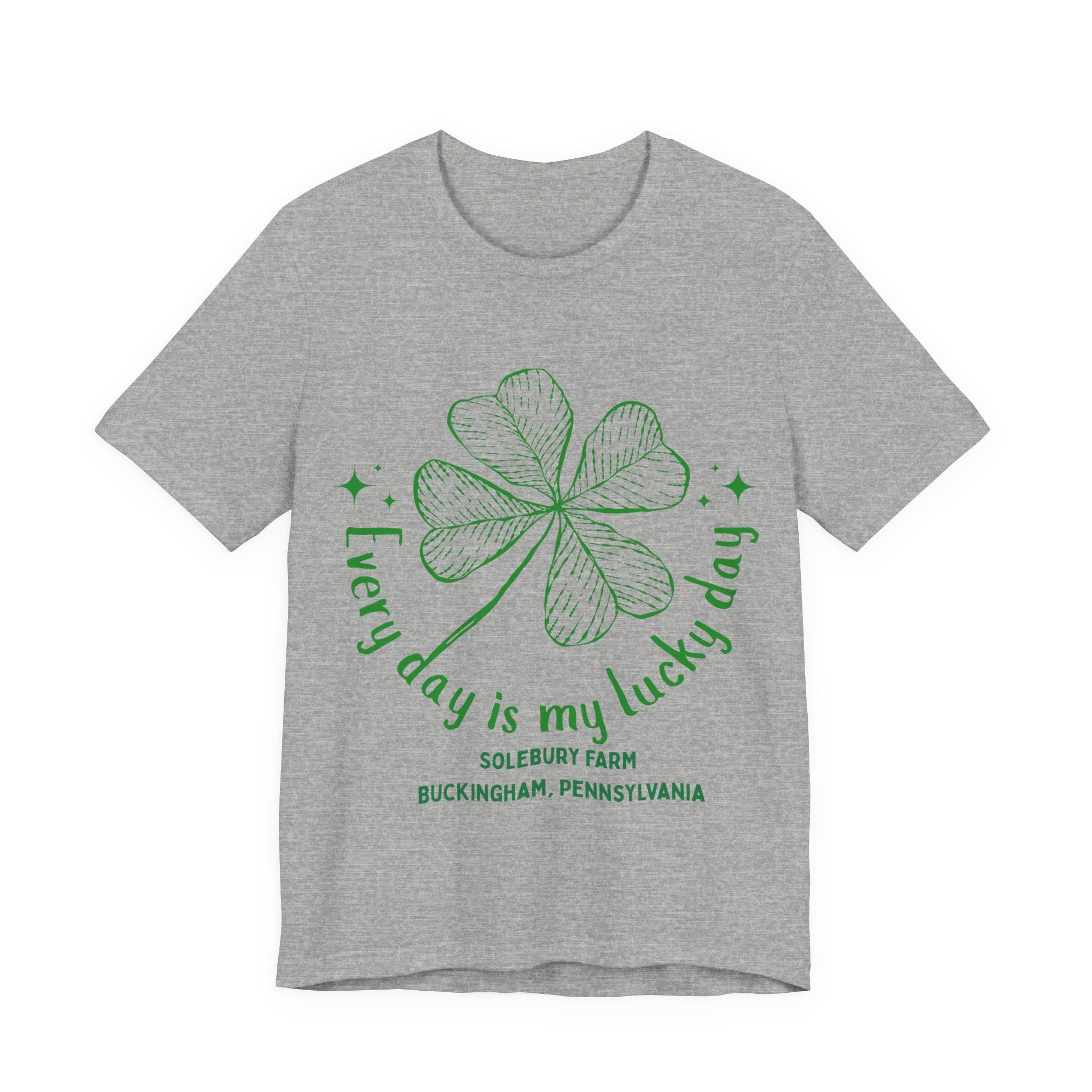 Every Day is My Lucky Day Tee | Unisex Shirt for St. Patrick's Day, Gift for Luck Enthusiasts, Casual Wear, Clover Design