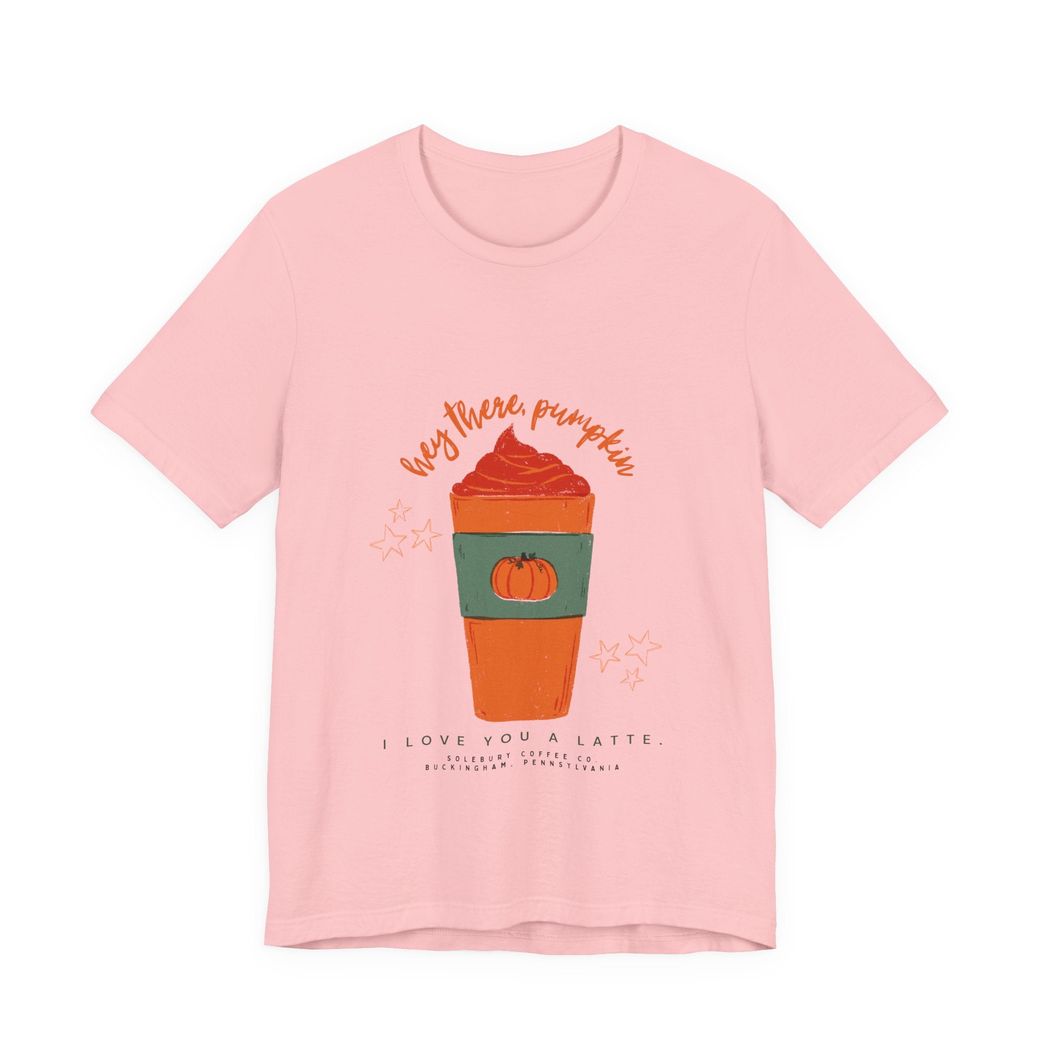 Pumpkin Spice Lover Tee, Fall T-Shirt, Autumn Shirt, Coffee Enthusiast Gift, Halloween Apparel, Seasonal Fashion