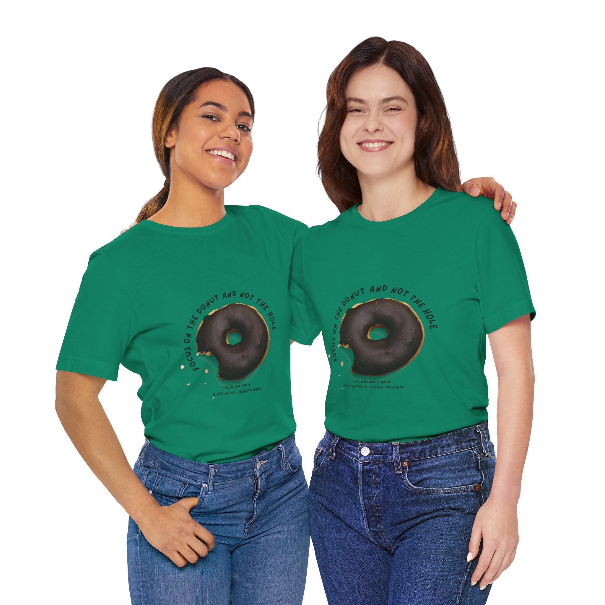 Focus on the donut tee - Perfect Gift for Food Lovers, Casual Wear, Birthday, Fun Apparel, Donut Lover Shirt