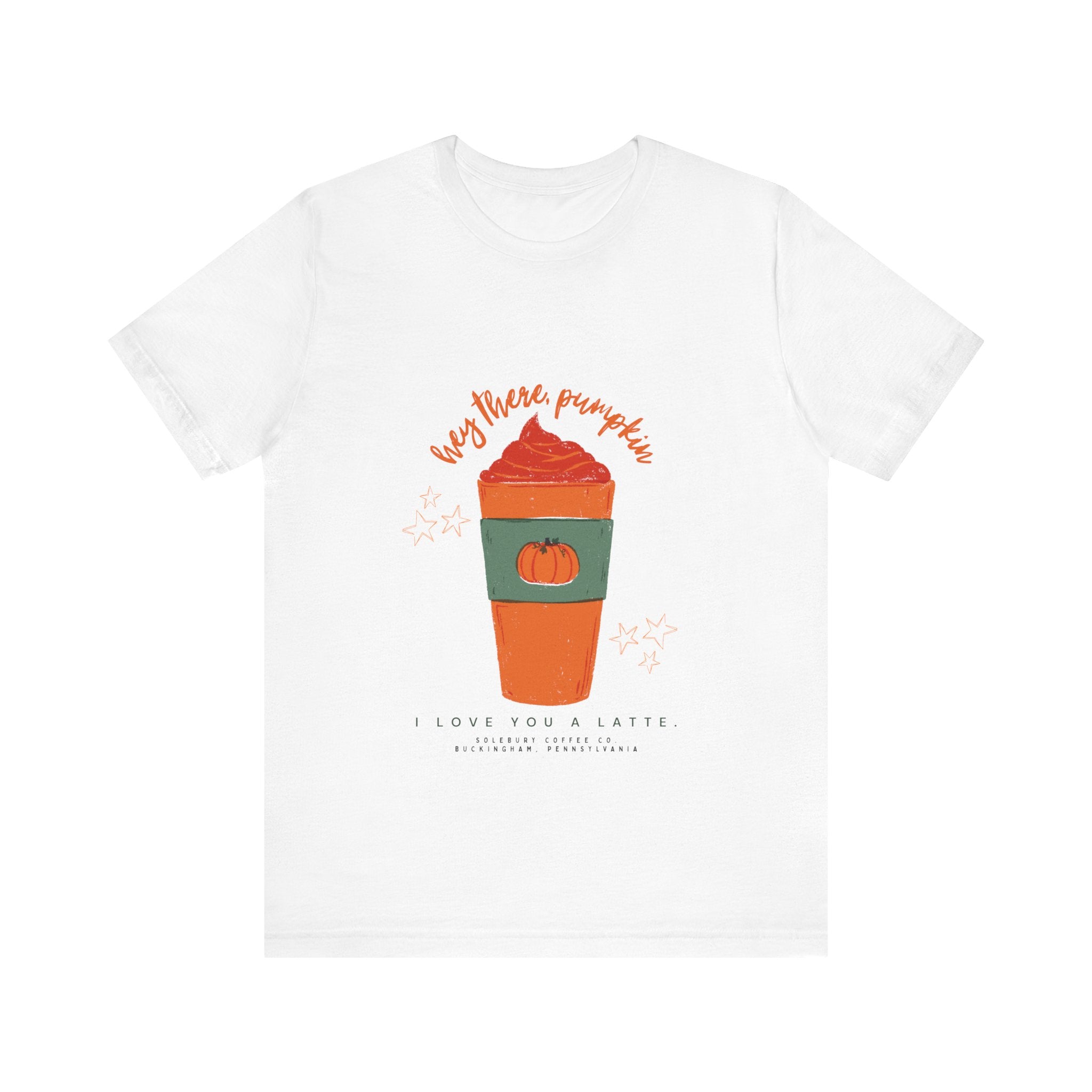 Pumpkin Spice Lover Tee, Fall T-Shirt, Autumn Shirt, Coffee Enthusiast Gift, Halloween Apparel, Seasonal Fashion