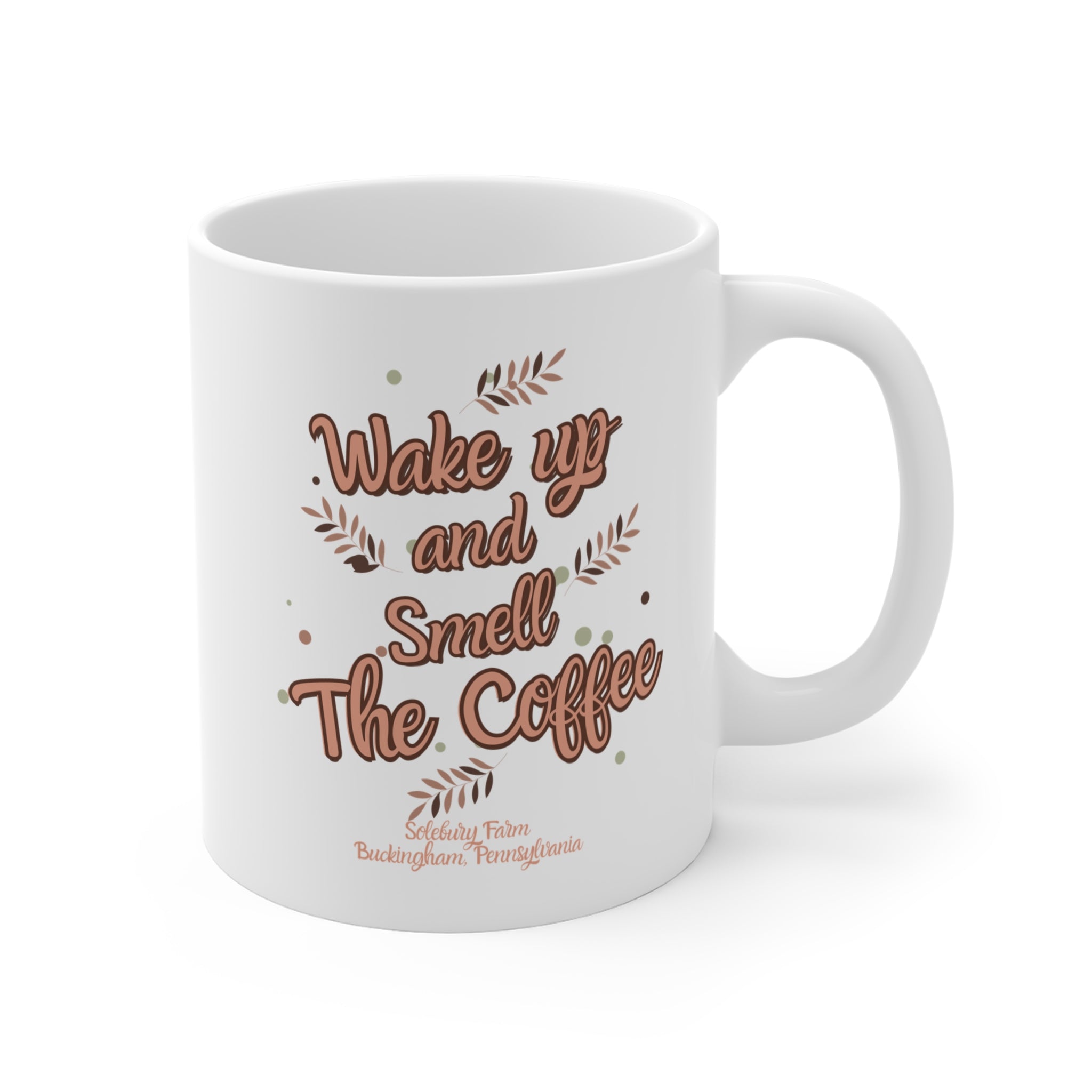 Coffee Lover's Inspirational Mug | Floral Design, Thoughtful Gift, Kitchen Decor, Office Accessory, Morning Routine