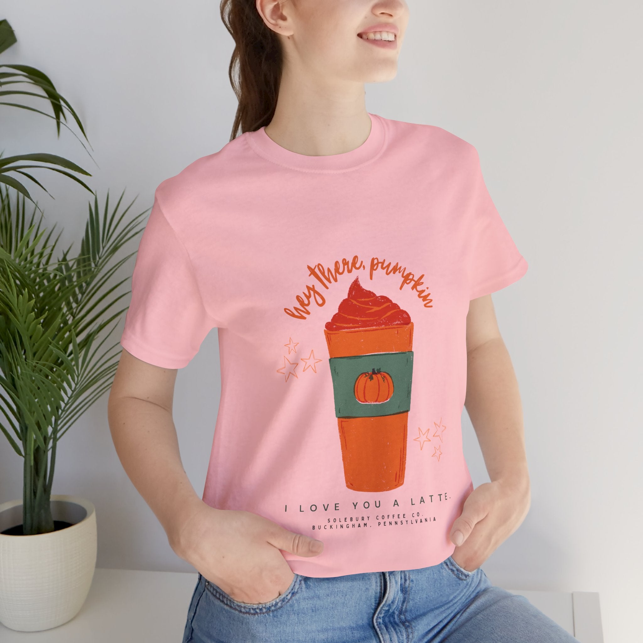 Pumpkin Spice Lover Tee, Fall T-Shirt, Autumn Shirt, Coffee Enthusiast Gift, Halloween Apparel, Seasonal Fashion