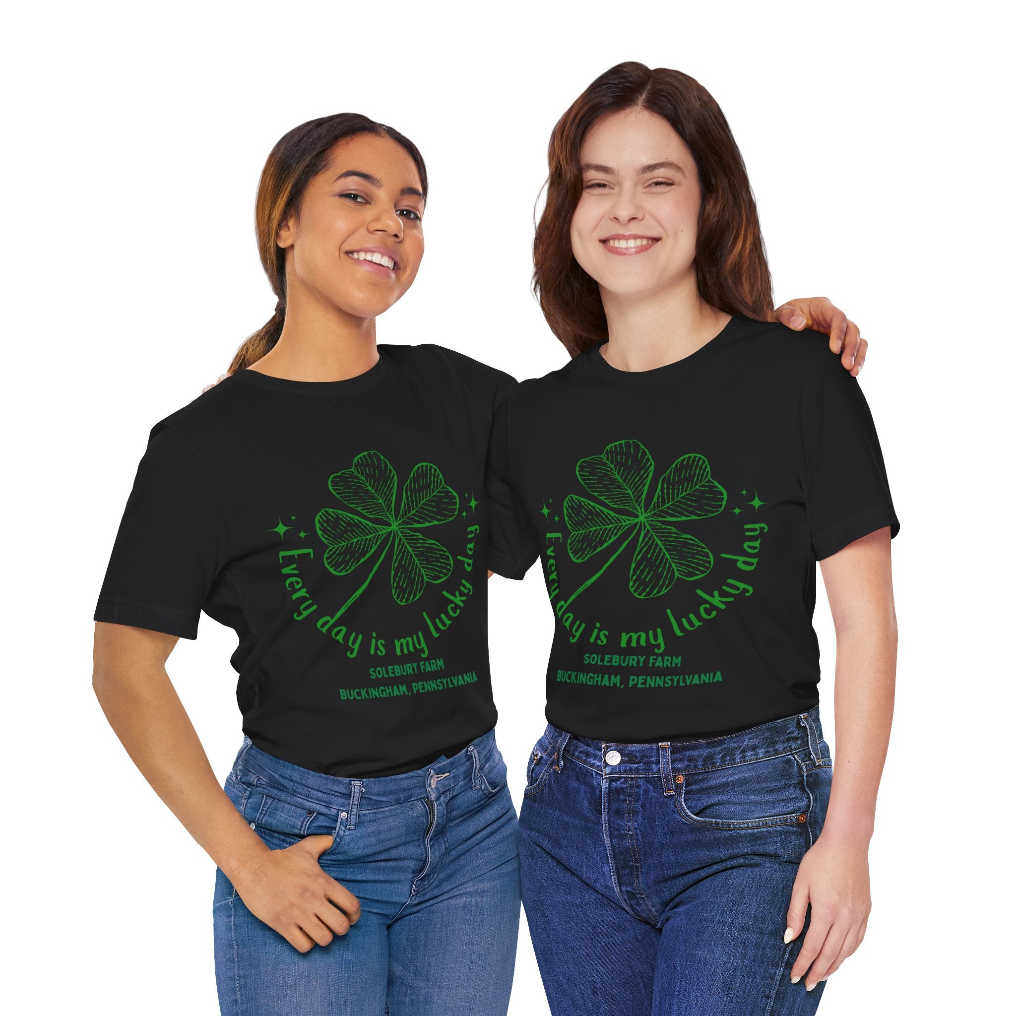 Every Day is My Lucky Day Tee | Unisex Shirt for St. Patrick's Day, Gift for Luck Enthusiasts, Casual Wear, Clover Design