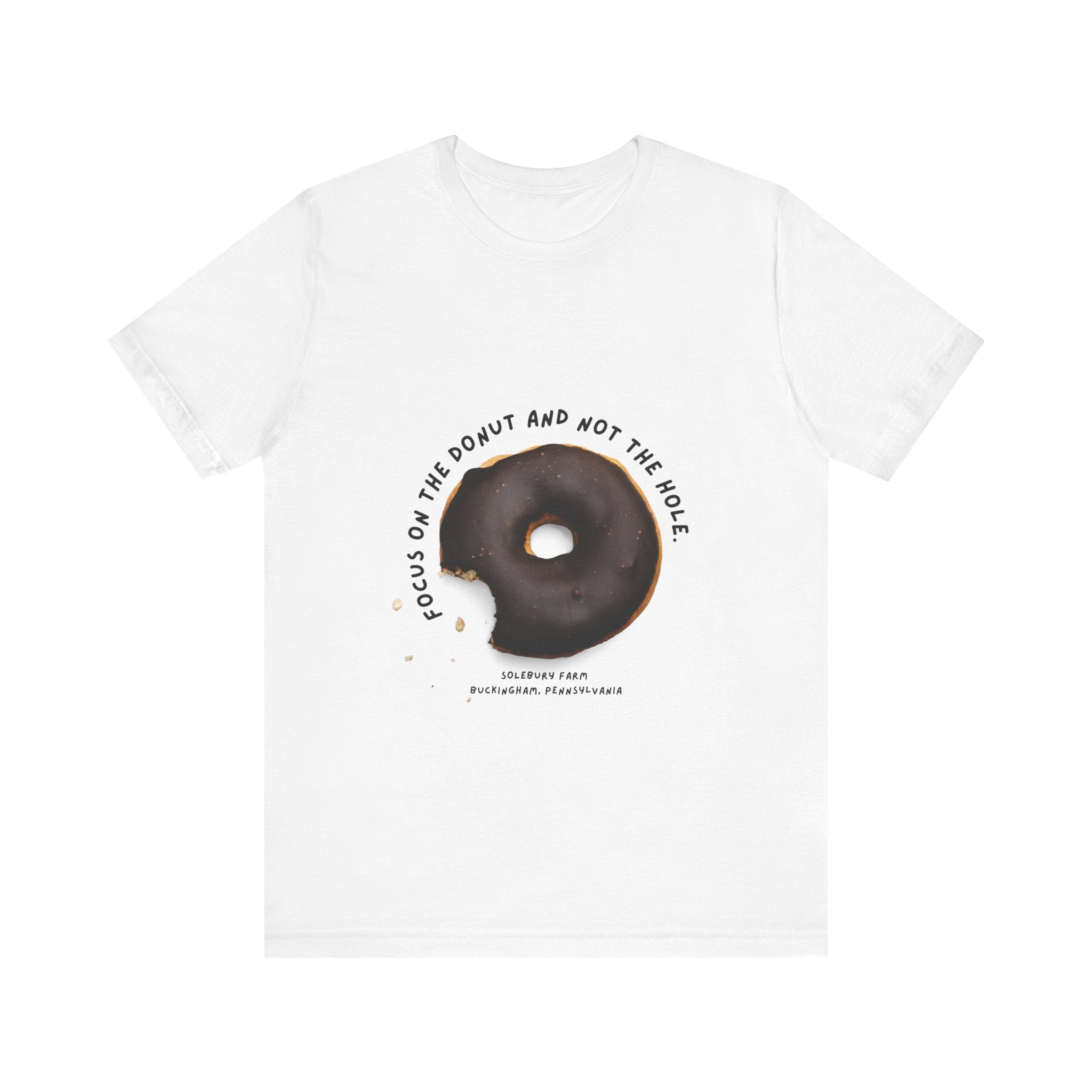 Focus on the donut tee - Perfect Gift for Food Lovers, Casual Wear, Birthday, Fun Apparel, Donut Lover Shirt