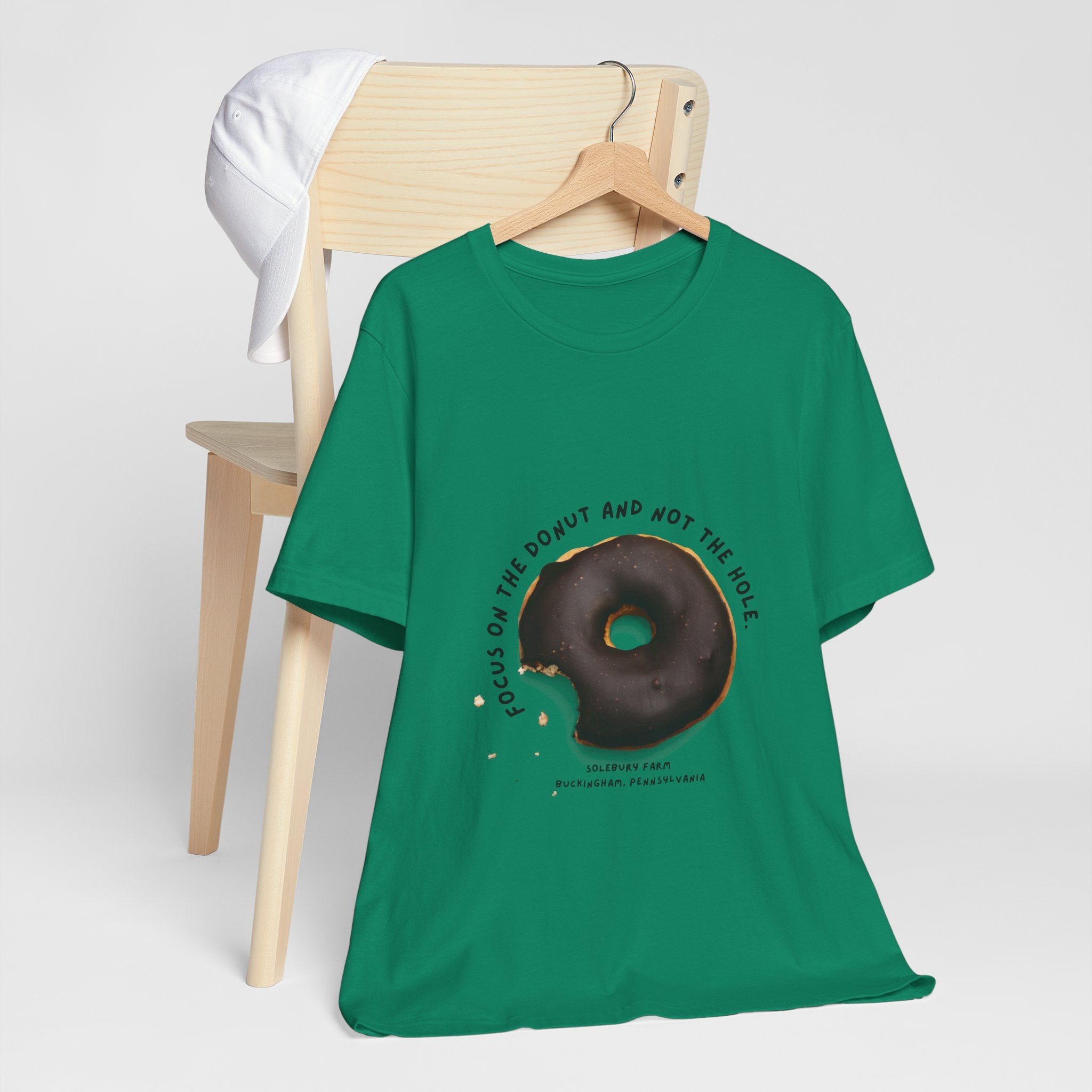 Focus on the donut tee - Perfect Gift for Food Lovers, Casual Wear, Birthday, Fun Apparel, Donut Lover Shirt