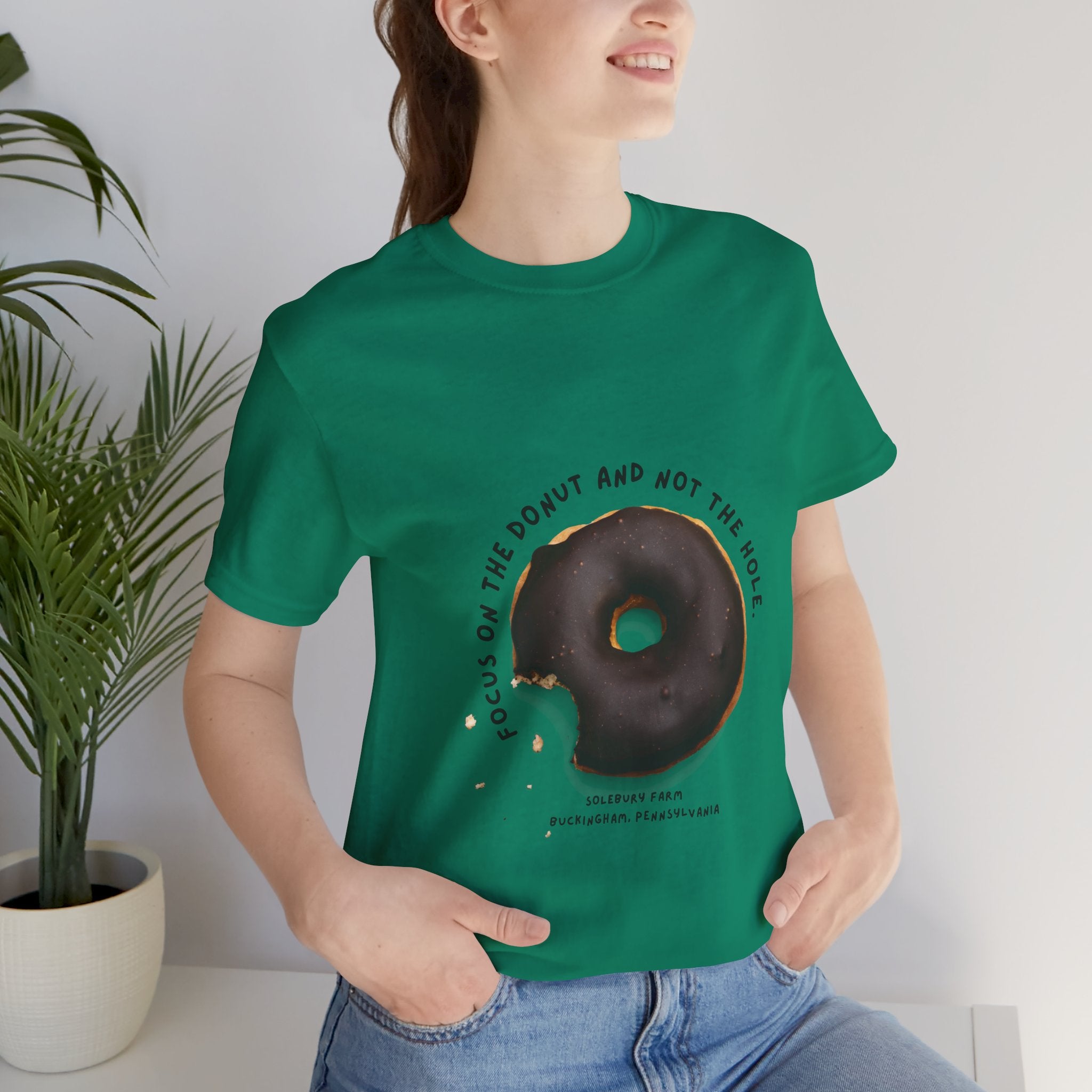 Focus on the donut tee - Perfect Gift for Food Lovers, Casual Wear, Birthday, Fun Apparel, Donut Lover Shirt