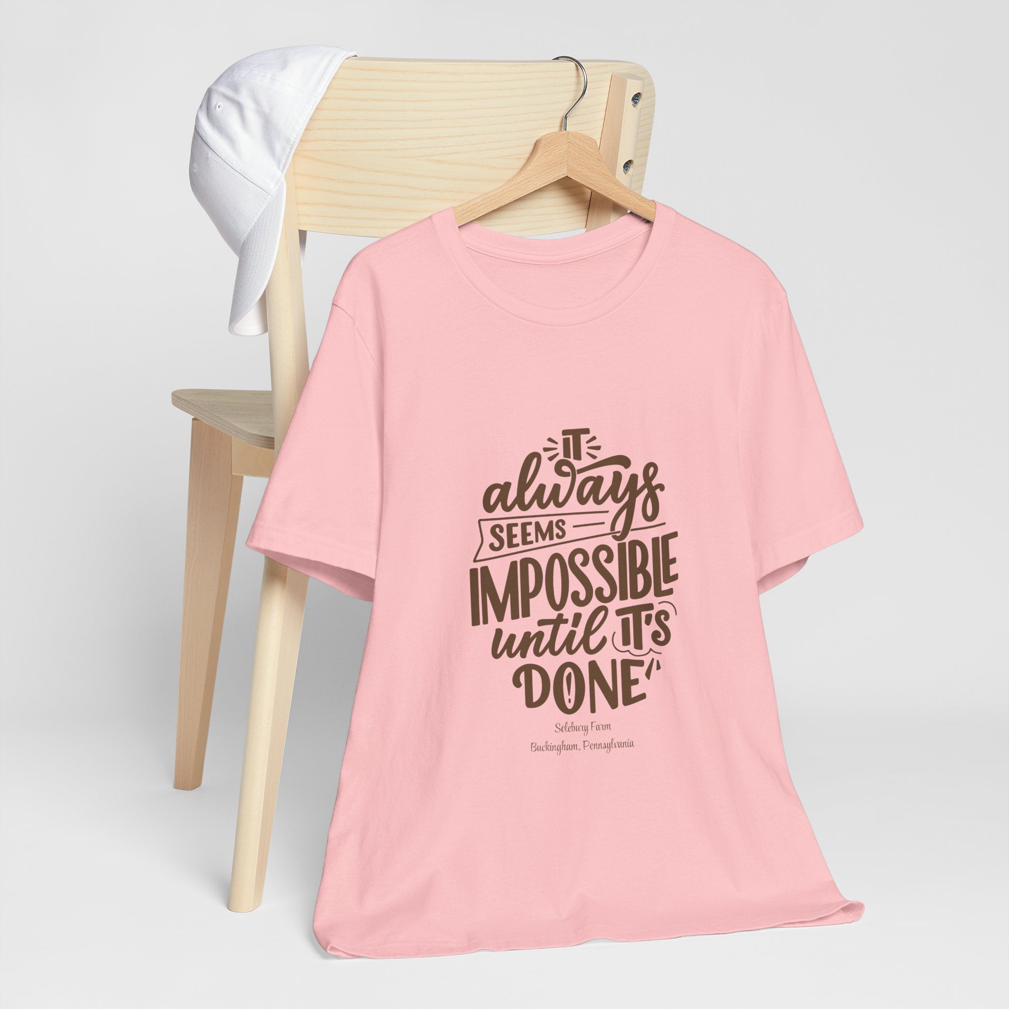 Motivational Quote Tee, Unisex Jersey Tee, Inspirational Shirt, Gift for Dreamers, Positive Thinking Apparel