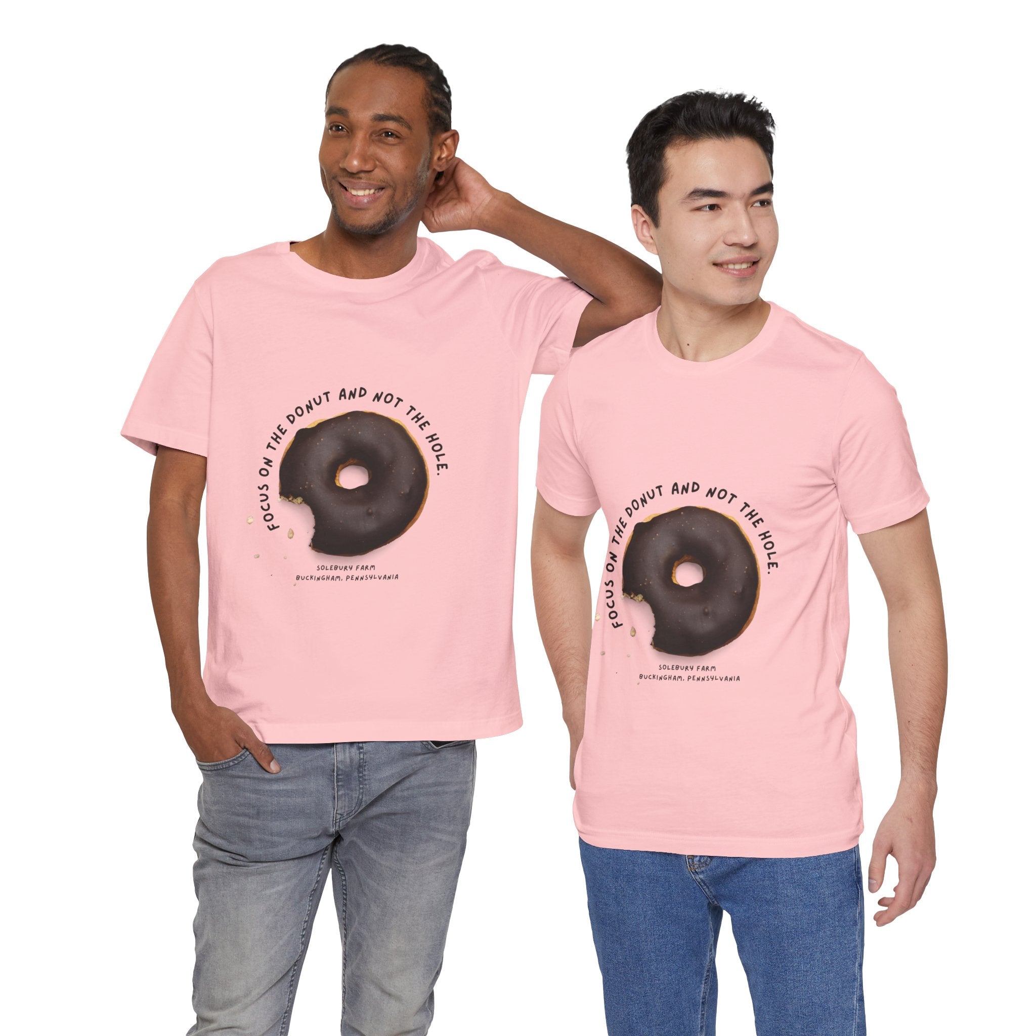 Focus on the donut tee - Perfect Gift for Food Lovers, Casual Wear, Birthday, Fun Apparel, Donut Lover Shirt