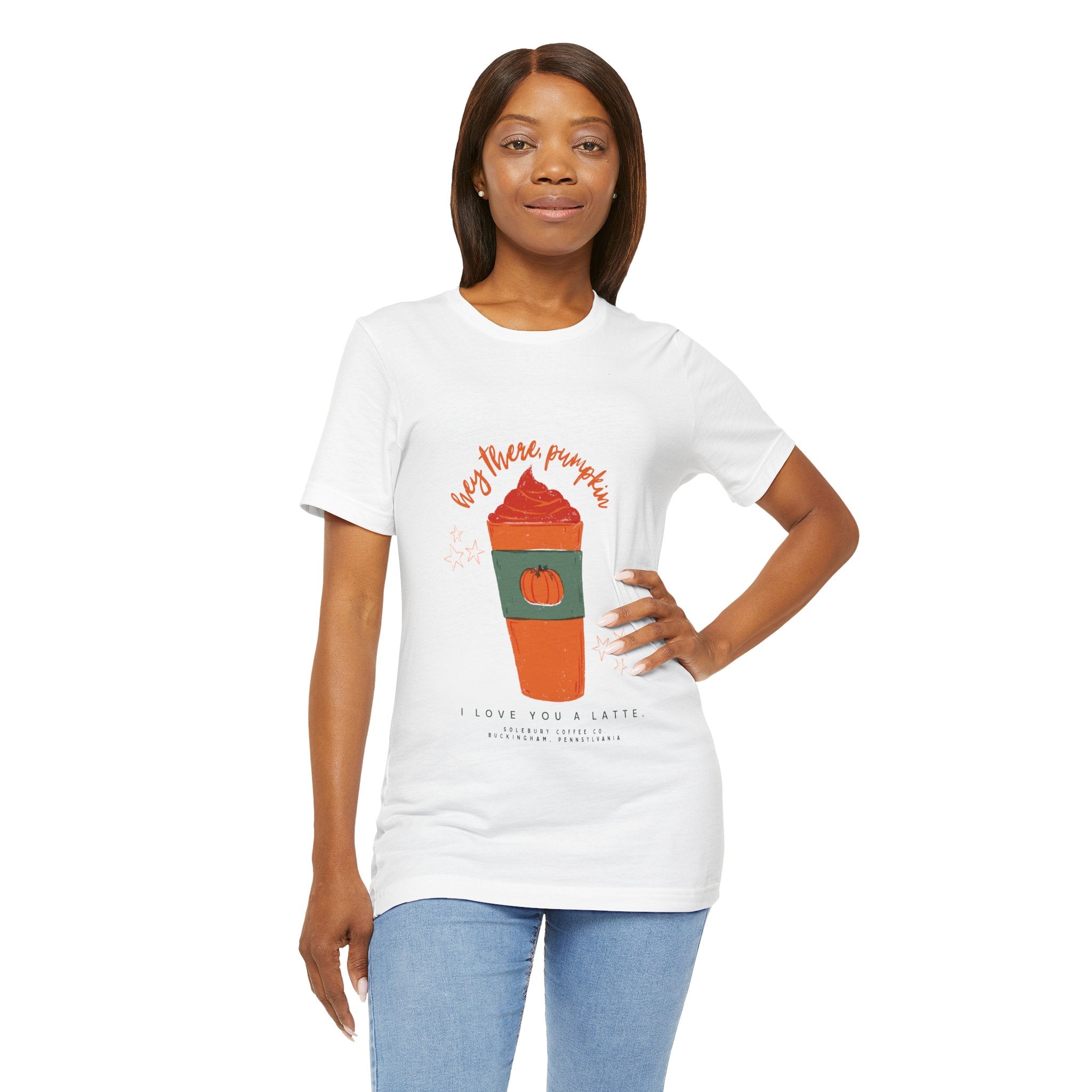 Pumpkin Spice Lover Tee, Fall T-Shirt, Autumn Shirt, Coffee Enthusiast Gift, Halloween Apparel, Seasonal Fashion