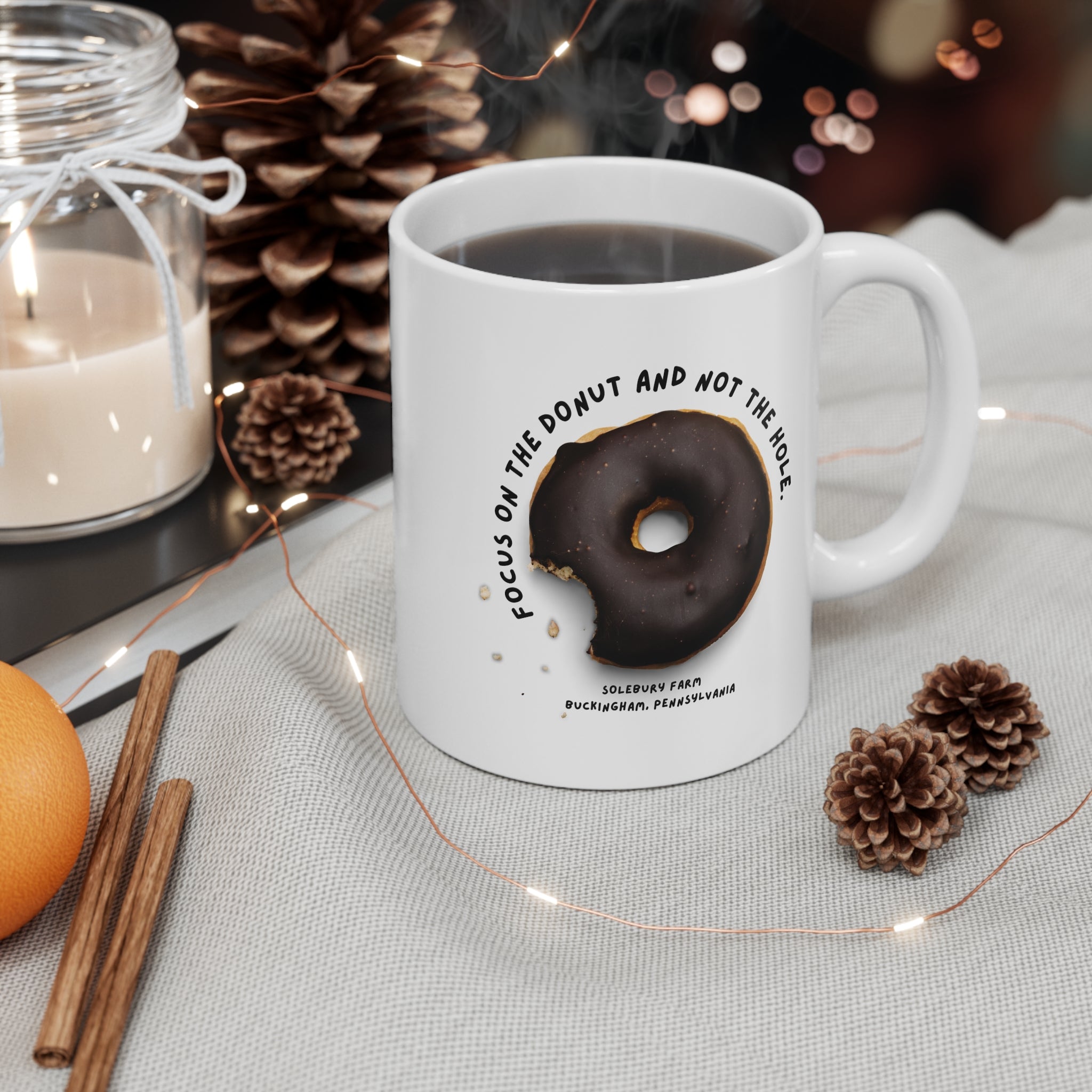Focus on the Donut Coffee Mug | Motivational Drinkware, Gift for Coffee Lovers, Funny Kitchen Decor, Best Friend Birthday Present, [...]