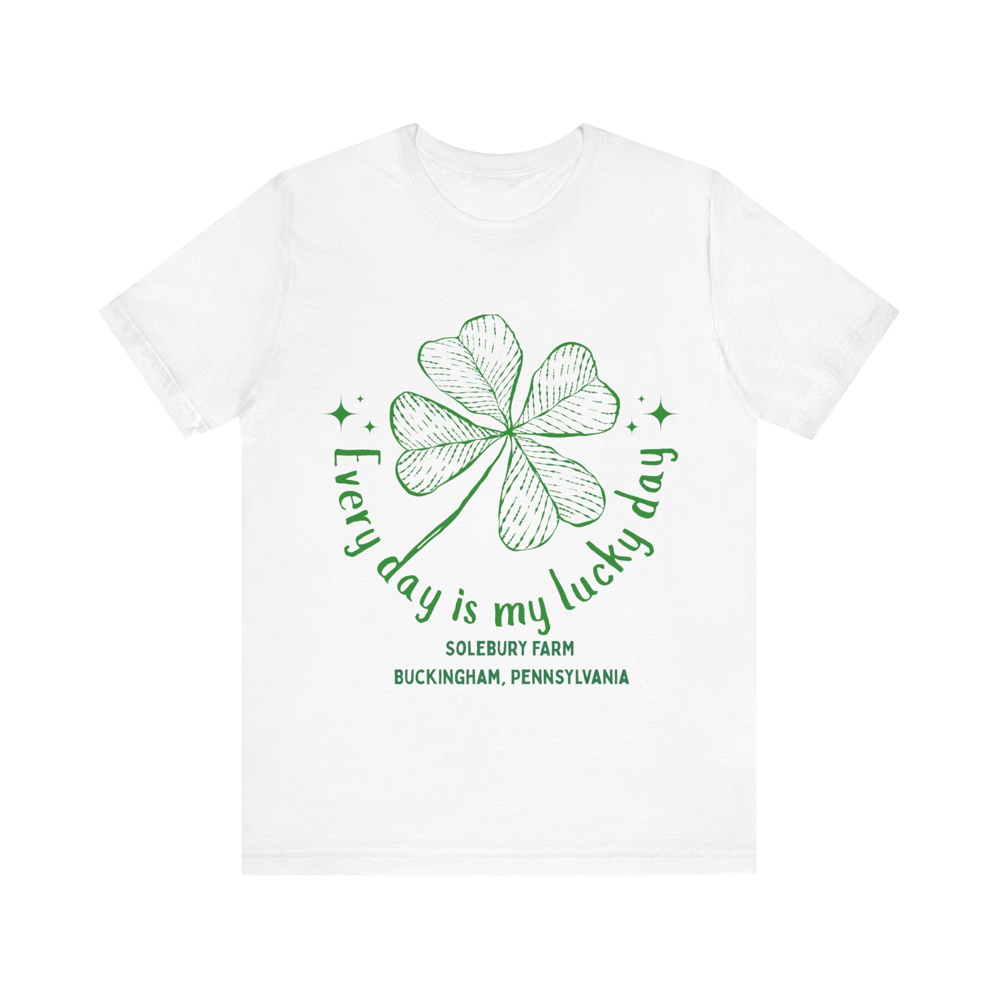 Every Day is My Lucky Day Tee | Unisex Shirt for St. Patrick's Day, Gift for Luck Enthusiasts, Casual Wear, Clover Design