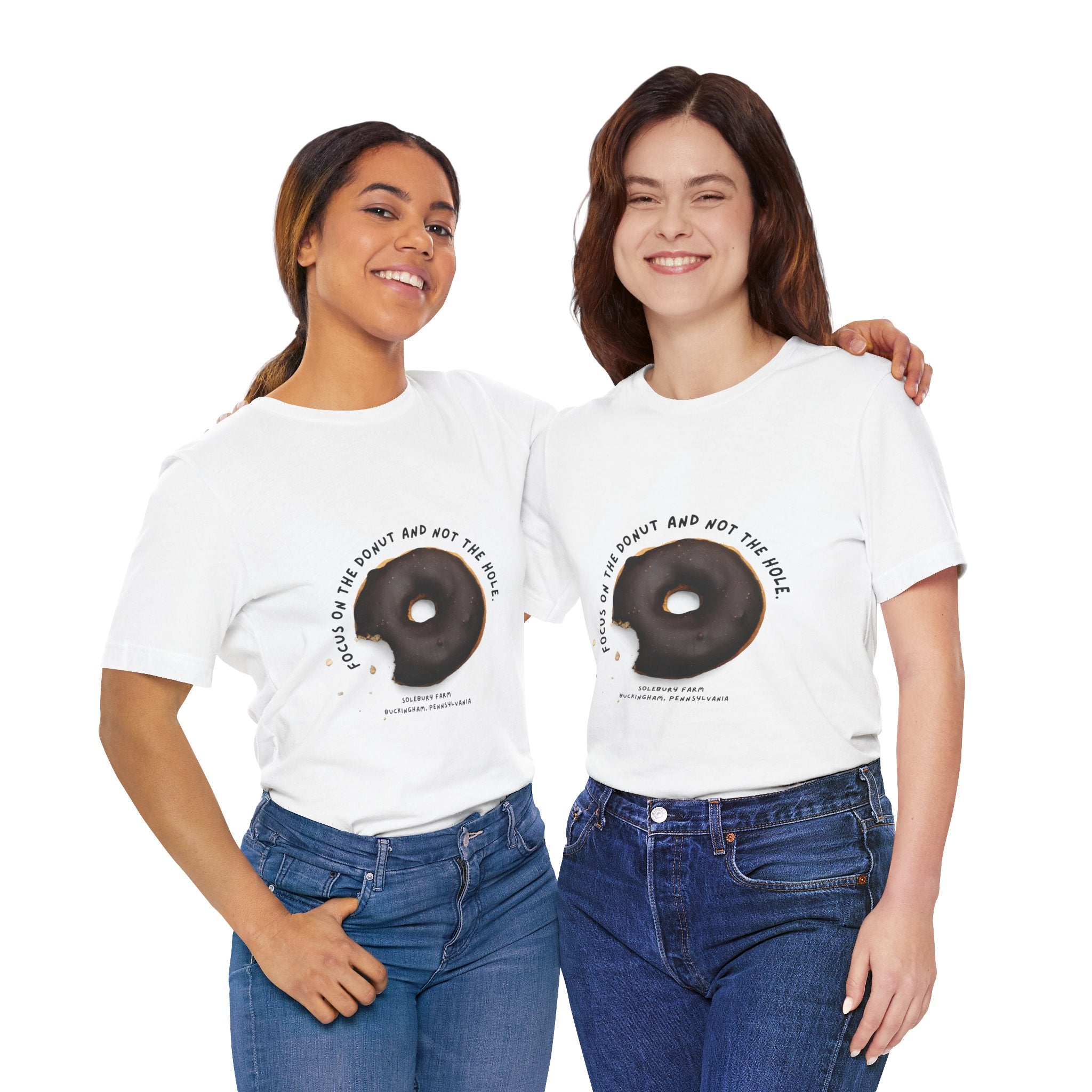Focus on the donut tee - Perfect Gift for Food Lovers, Casual Wear, Birthday, Fun Apparel, Donut Lover Shirt