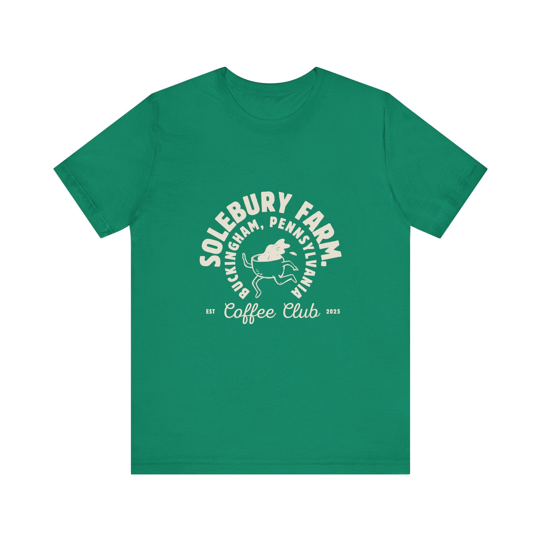 Solebury Farm Unisex Tee - Casual Coffee Lover's Essential, Ideal Gift for Birthdays, Holidays, Coffee Shop Outings, Summer Wear