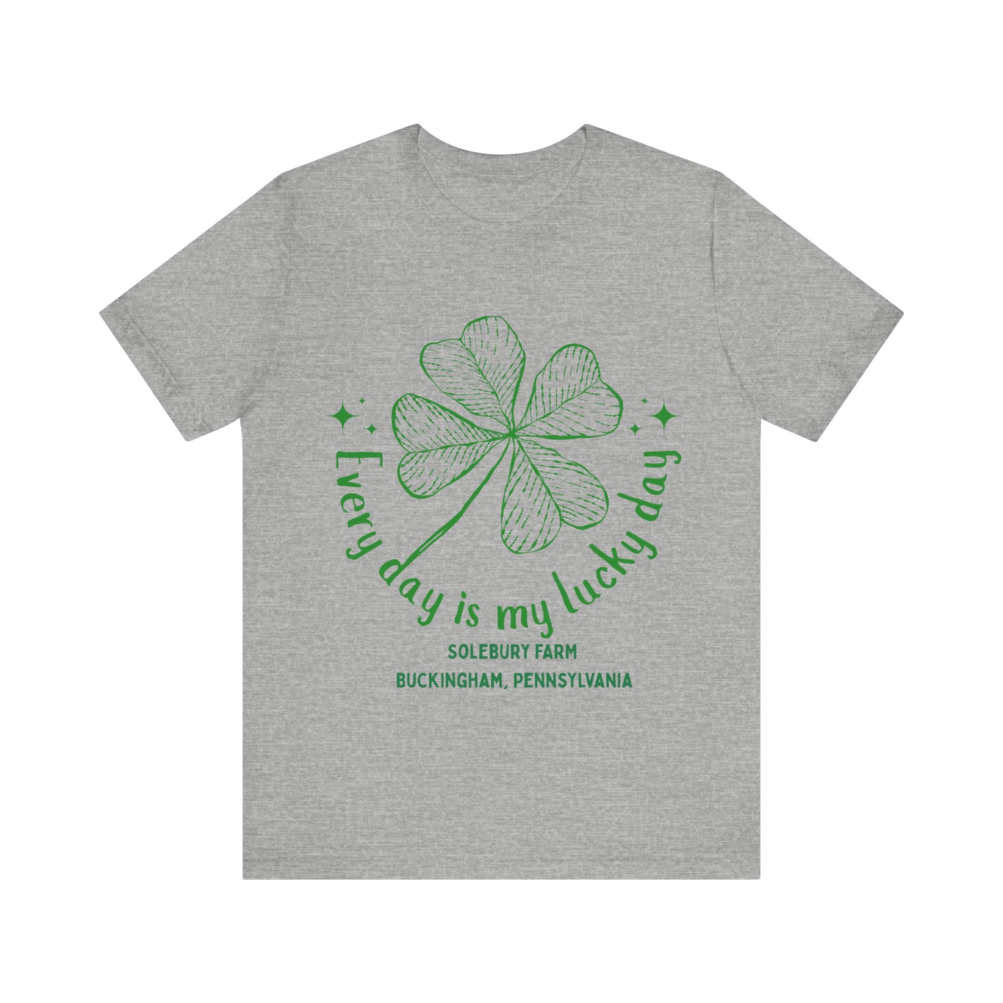 Every Day is My Lucky Day Tee | Unisex Shirt for St. Patrick's Day, Gift for Luck Enthusiasts, Casual Wear, Clover Design