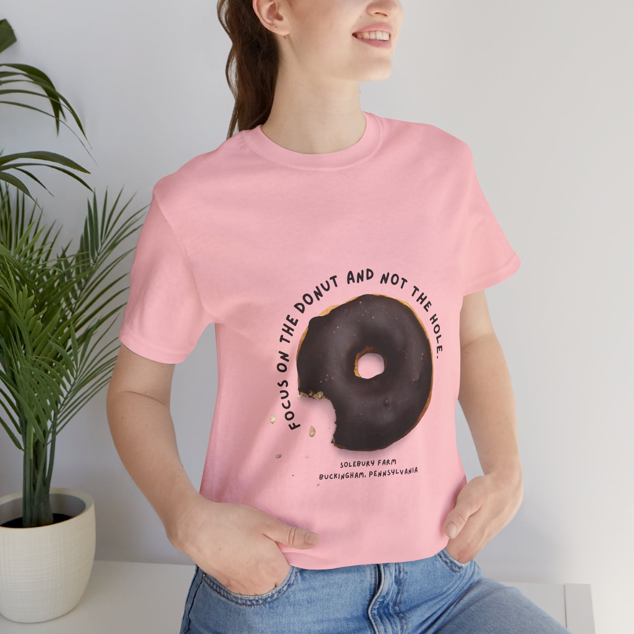 Focus on the donut tee - Perfect Gift for Food Lovers, Casual Wear, Birthday, Fun Apparel, Donut Lover Shirt