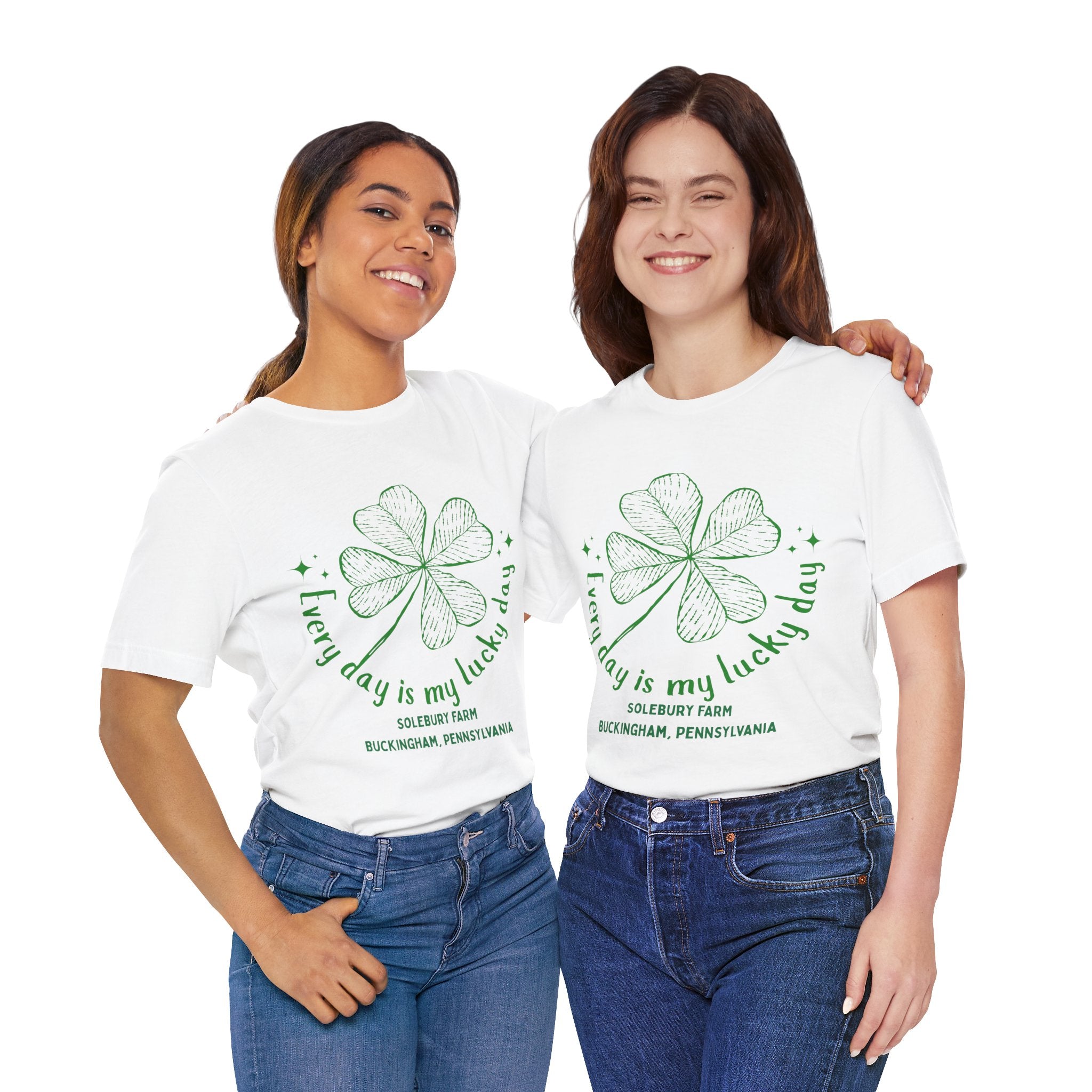 Every Day is My Lucky Day Tee | Unisex Shirt for St. Patrick's Day, Gift for Luck Enthusiasts, Casual Wear, Clover Design