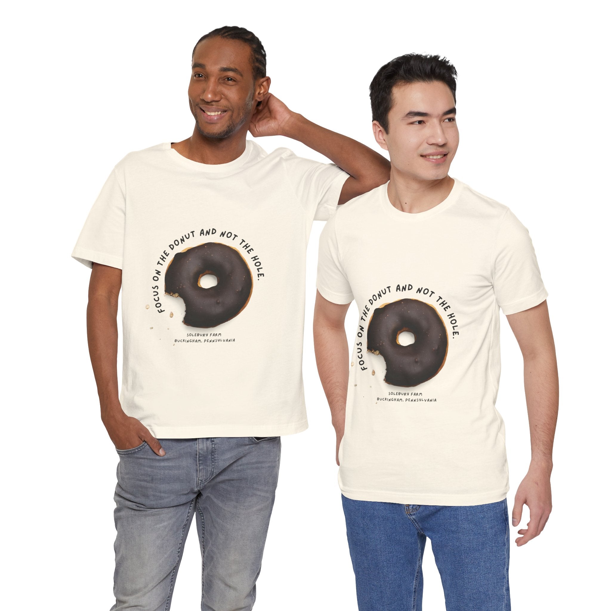 Focus on the donut tee - Perfect Gift for Food Lovers, Casual Wear, Birthday, Fun Apparel, Donut Lover Shirt