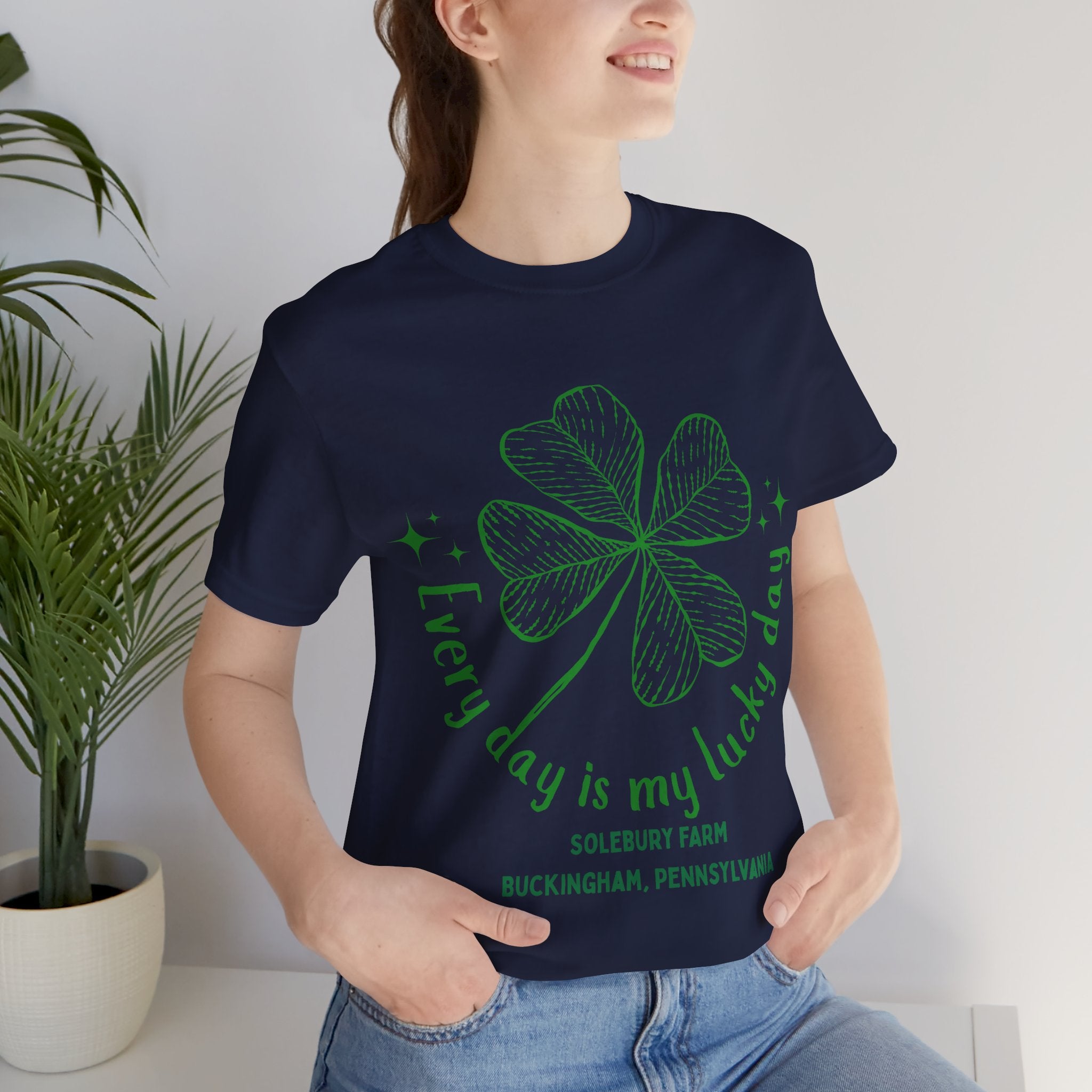 Every Day is My Lucky Day Tee | Unisex Shirt for St. Patrick's Day, Gift for Luck Enthusiasts, Casual Wear, Clover Design