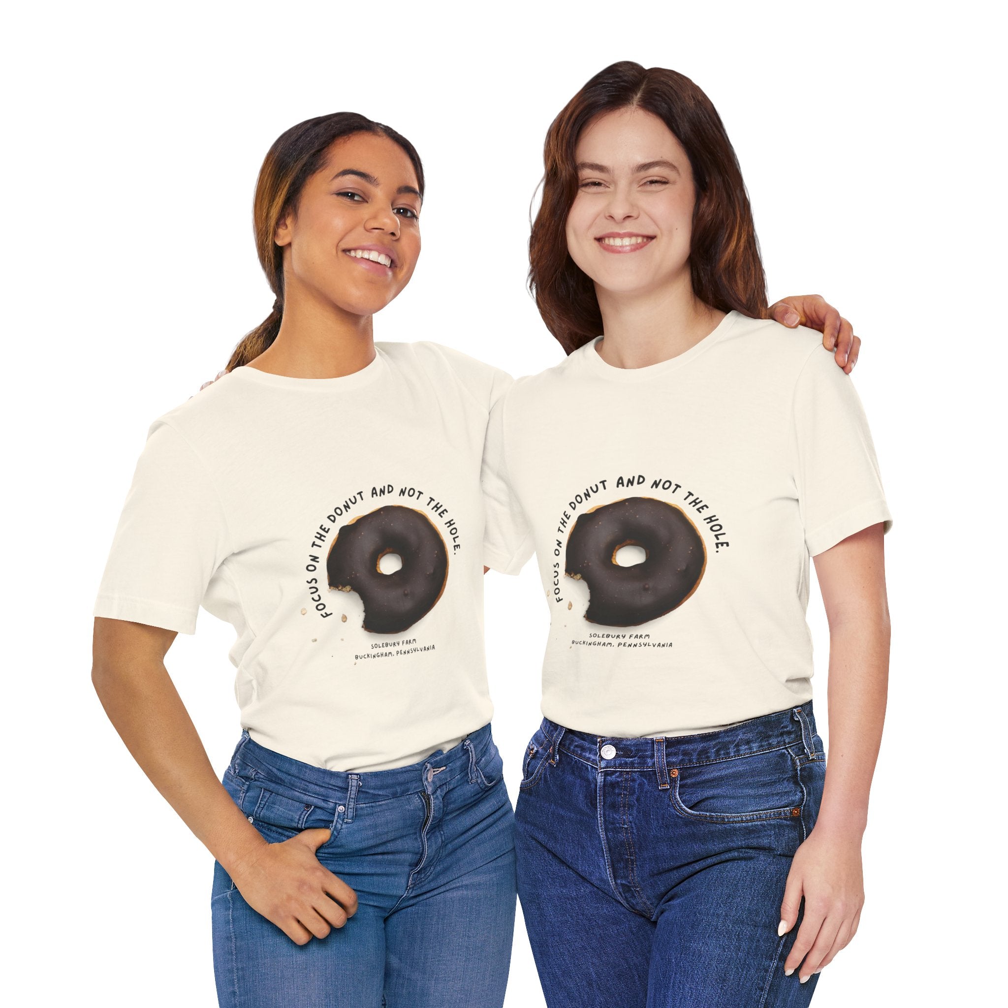 Focus on the donut tee - Perfect Gift for Food Lovers, Casual Wear, Birthday, Fun Apparel, Donut Lover Shirt