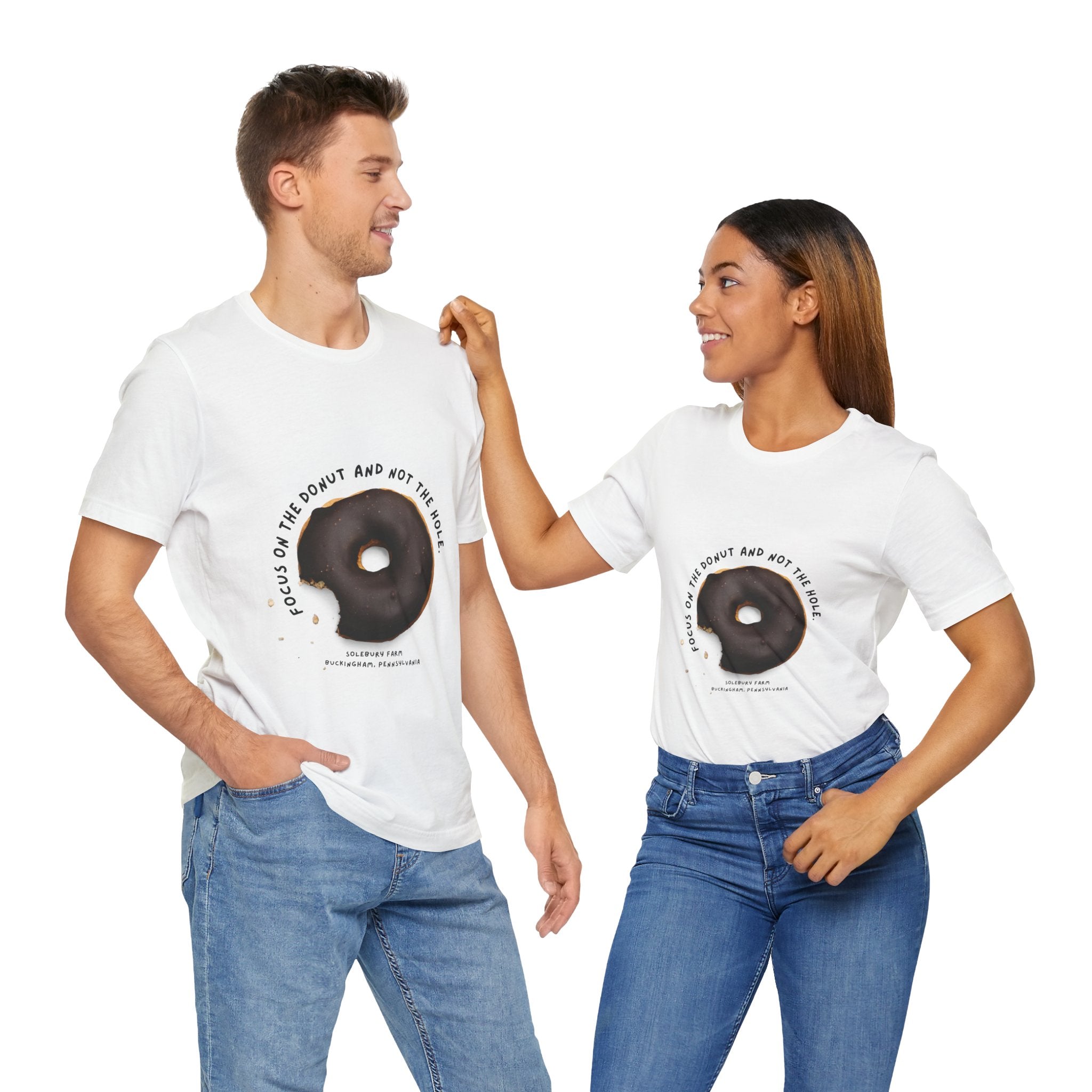 Focus on the donut tee - Perfect Gift for Food Lovers, Casual Wear, Birthday, Fun Apparel, Donut Lover Shirt