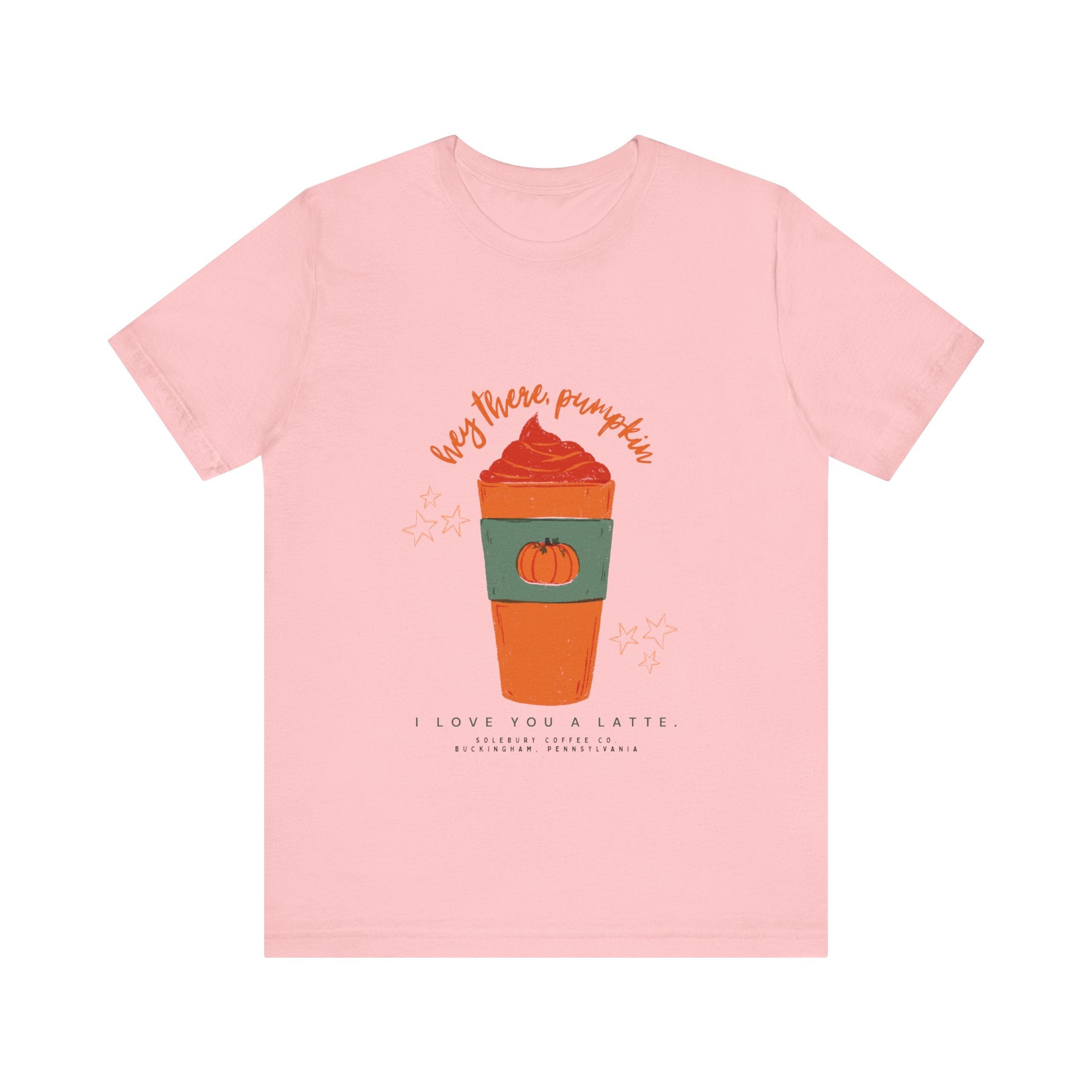 Pumpkin Spice Lover Tee, Fall T-Shirt, Autumn Shirt, Coffee Enthusiast Gift, Halloween Apparel, Seasonal Fashion