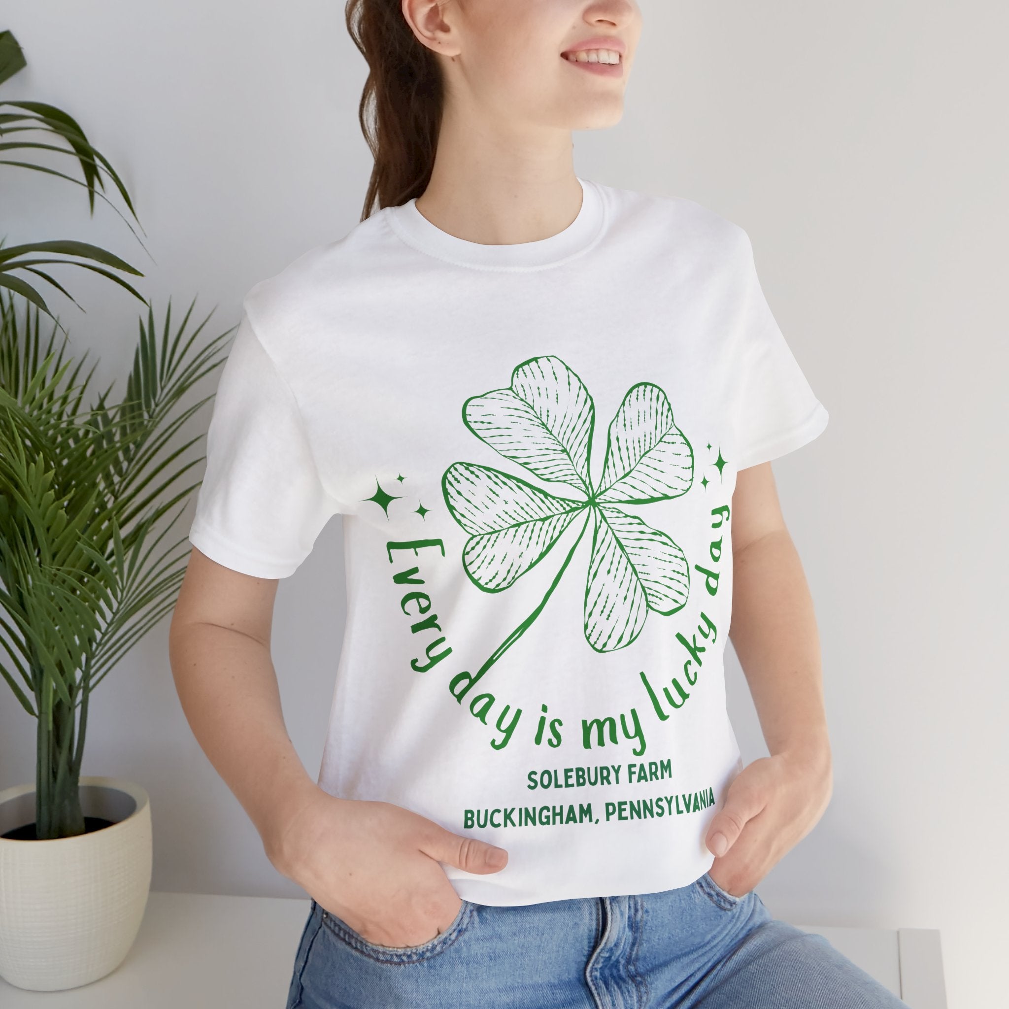 Every Day is My Lucky Day Tee | Unisex Shirt for St. Patrick's Day, Gift for Luck Enthusiasts, Casual Wear, Clover Design