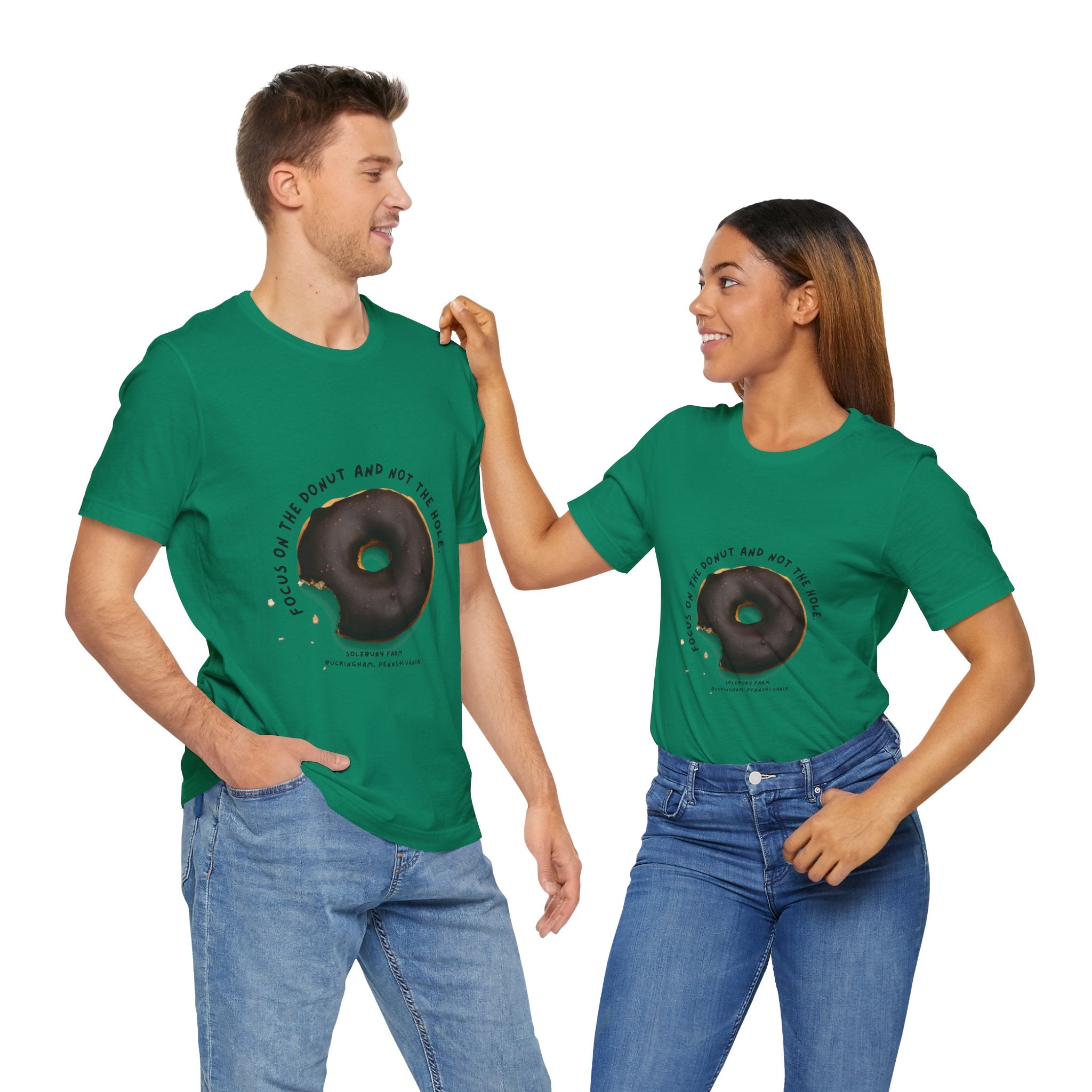 Focus on the donut tee - Perfect Gift for Food Lovers, Casual Wear, Birthday, Fun Apparel, Donut Lover Shirt