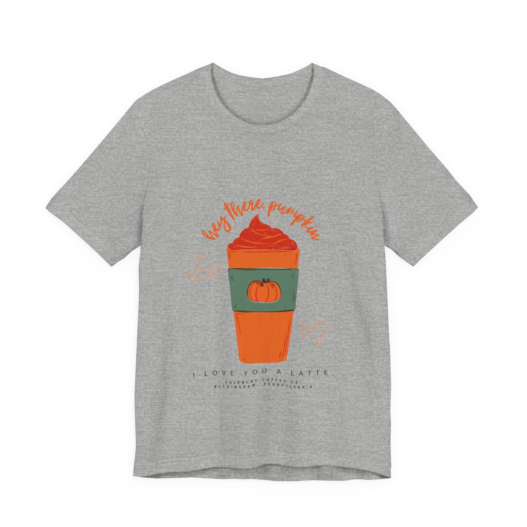 Pumpkin Spice Lover Tee, Fall T-Shirt, Autumn Shirt, Coffee Enthusiast Gift, Halloween Apparel, Seasonal Fashion
