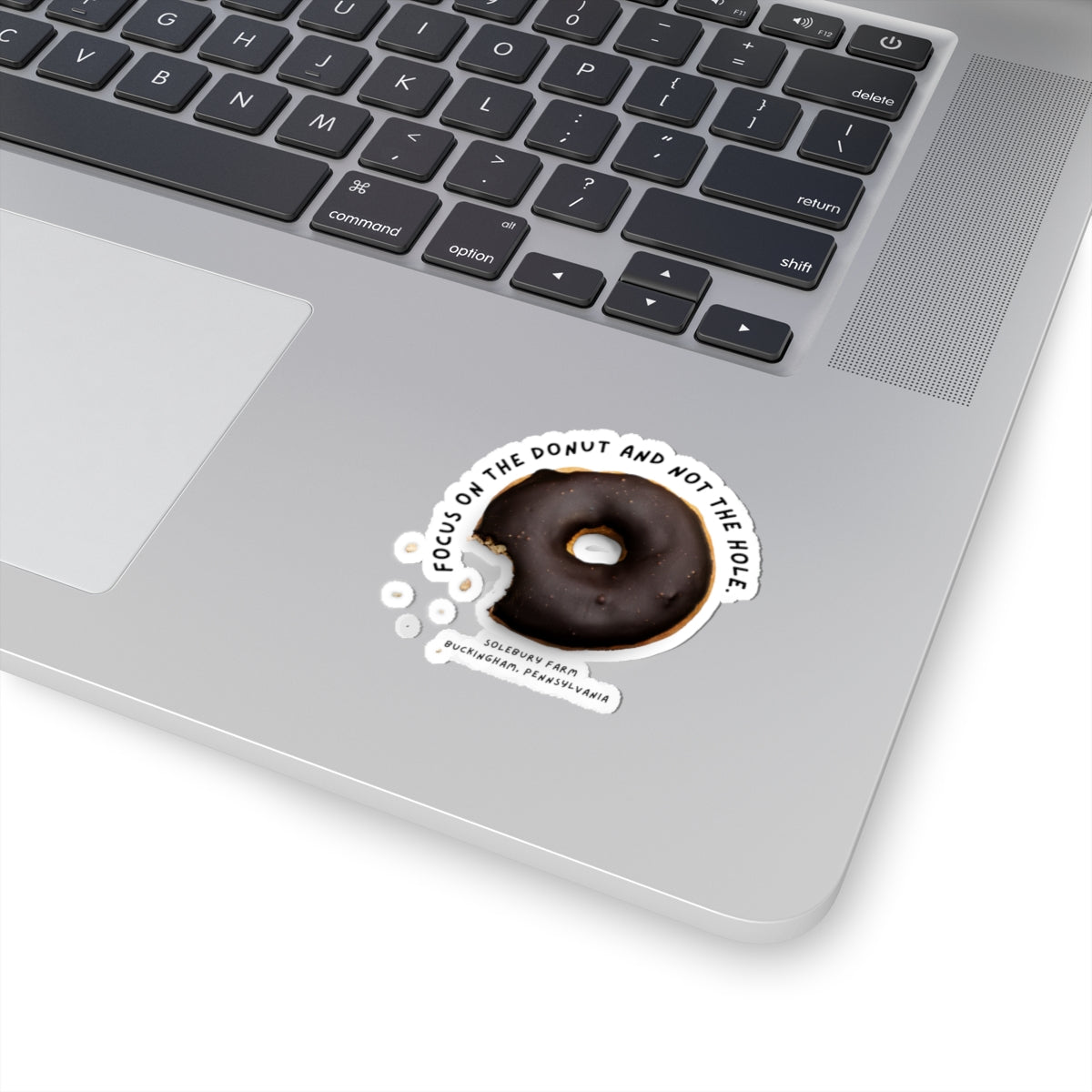 Focus on the Donut Stickers | Laptop Decals, Drink Coffee Stickers, Home Office Decor, Gift for Coffee Lovers