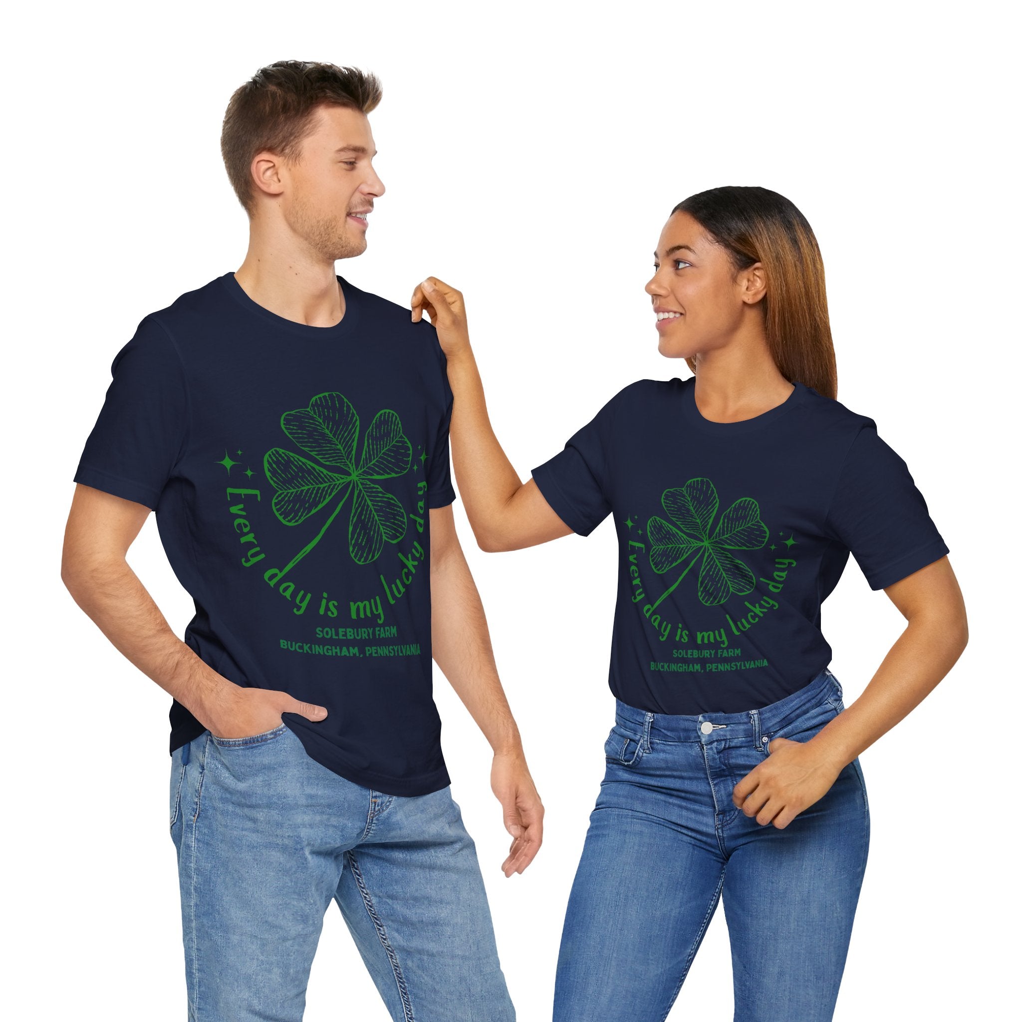 Every Day is My Lucky Day Tee | Unisex Shirt for St. Patrick's Day, Gift for Luck Enthusiasts, Casual Wear, Clover Design
