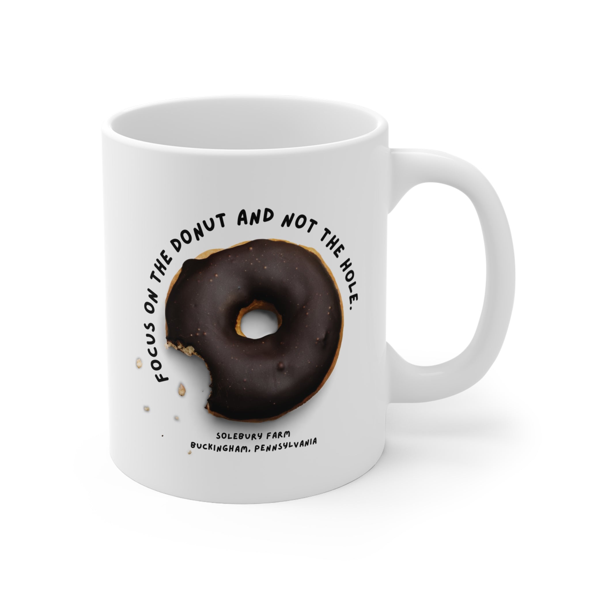 Focus on the Donut Coffee Mug | Motivational Drinkware, Gift for Coffee Lovers, Funny Kitchen Decor, Best Friend Birthday Present, [...]